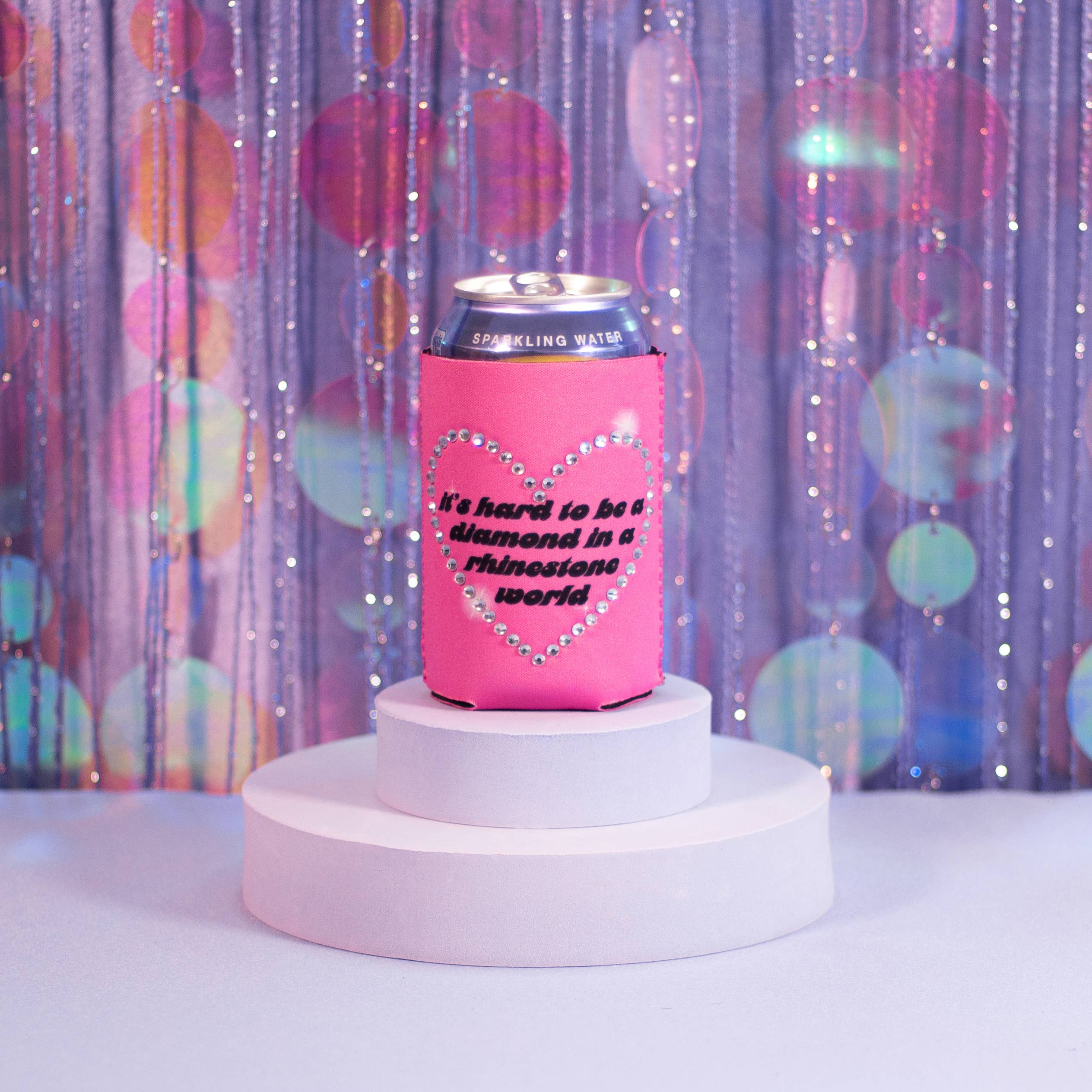 Beer/Drink Can Koozie - Hard to be a Diamond