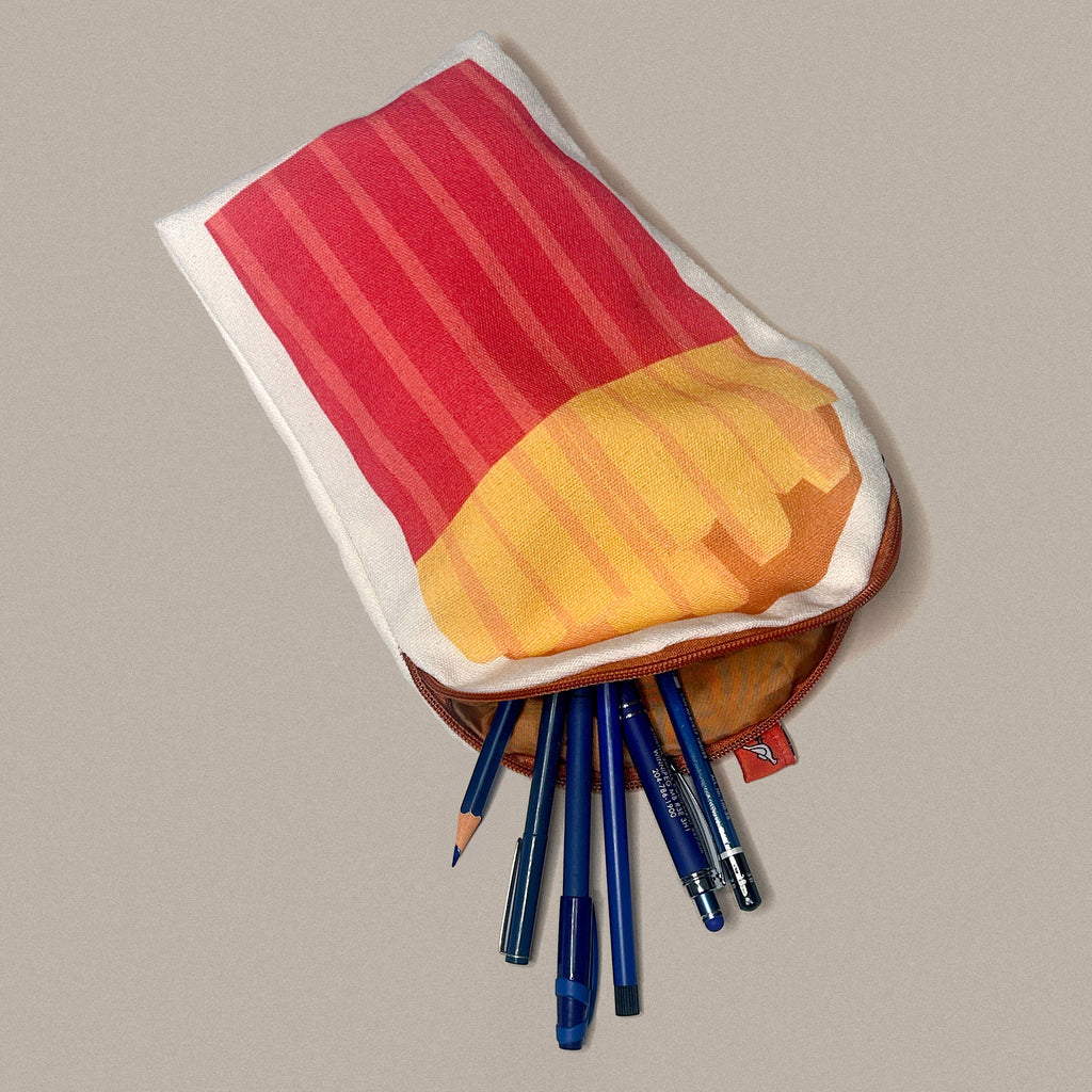 Canvas Pouch/Pencil Case - Fries