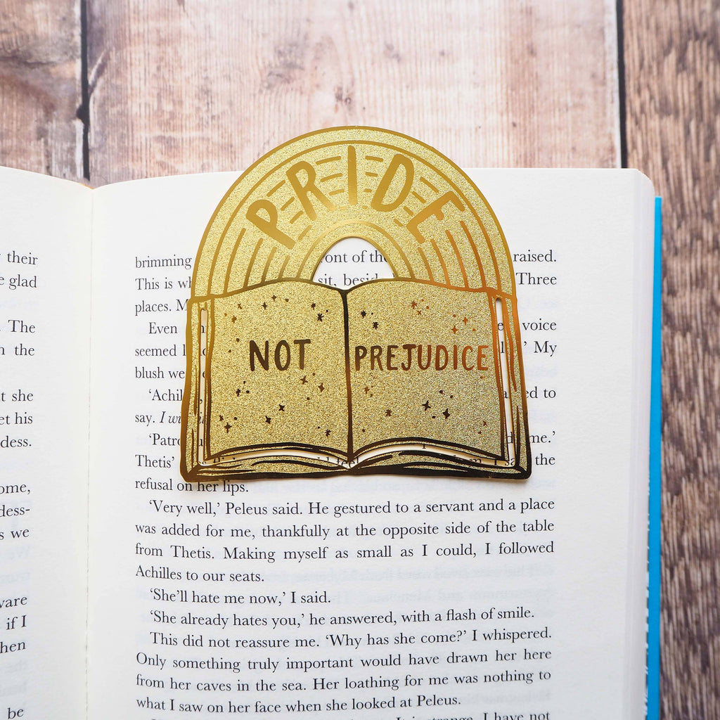 Brass Bookmark - Pride NOT Prejudice