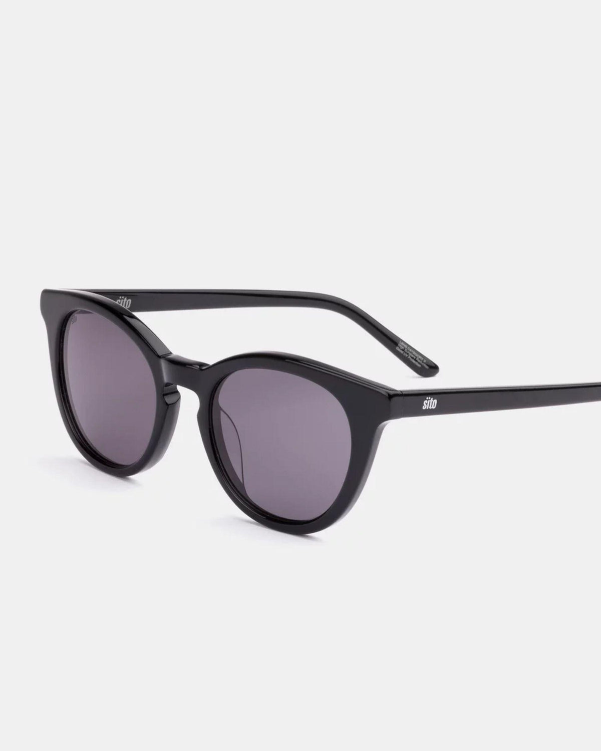 Now Or Never Sunglasses - Polarised - Black/Smokey Grey