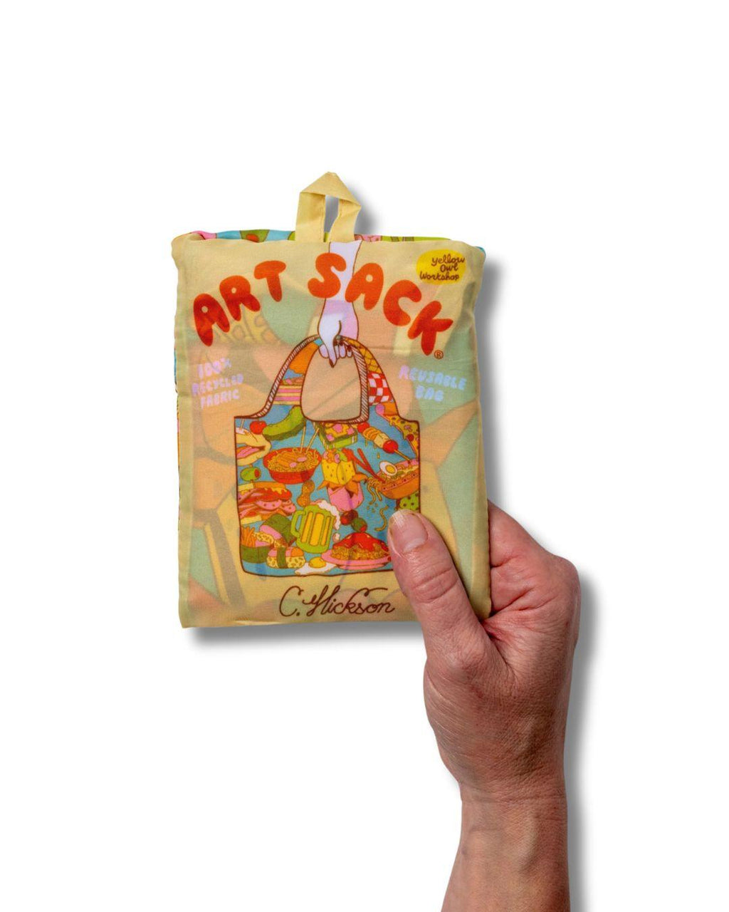 Art Sack Recycled Shopping Bag - Gourmand - Clay Hickson