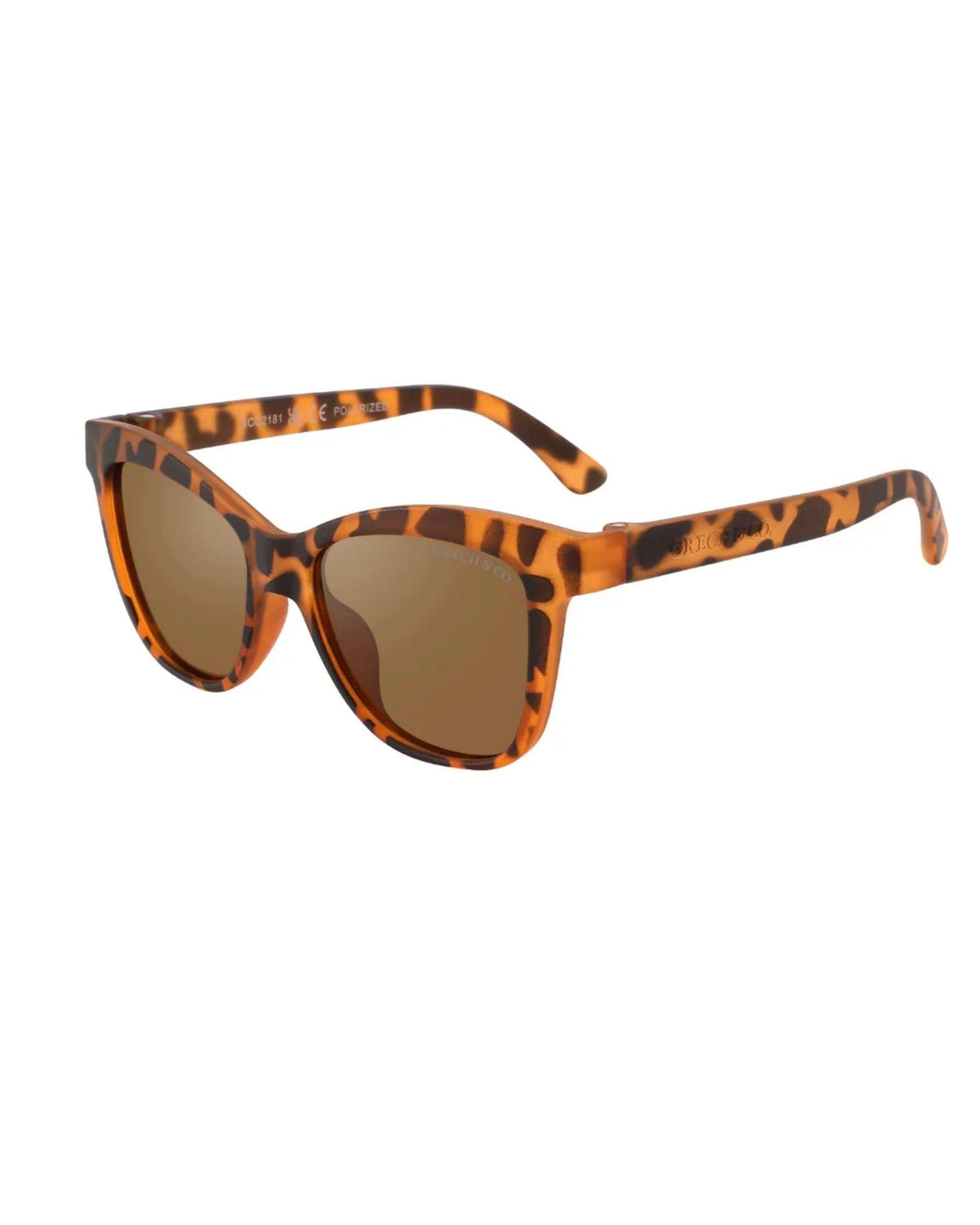 Polarized Unisex Wayfarer Sunglasses - Tort