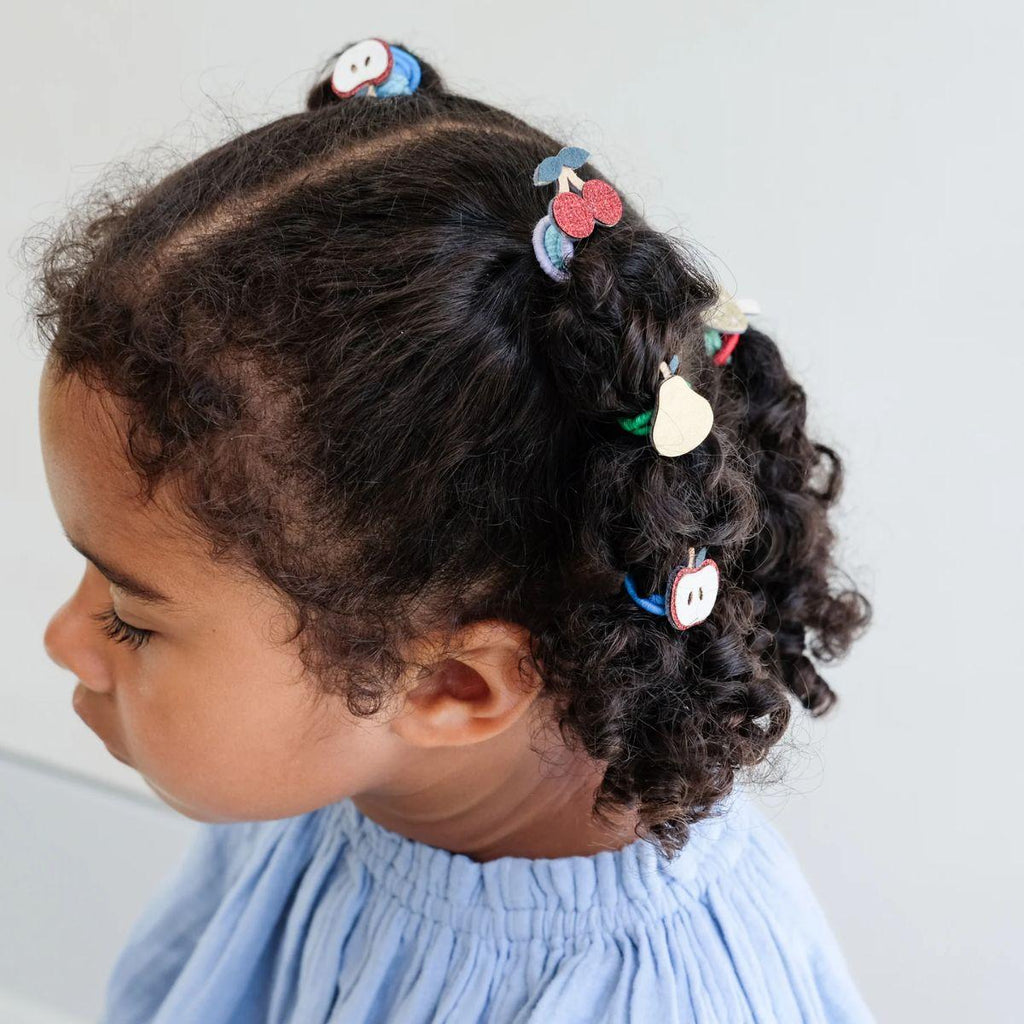 Mini Hair Ponytail Tie Set - Fruity