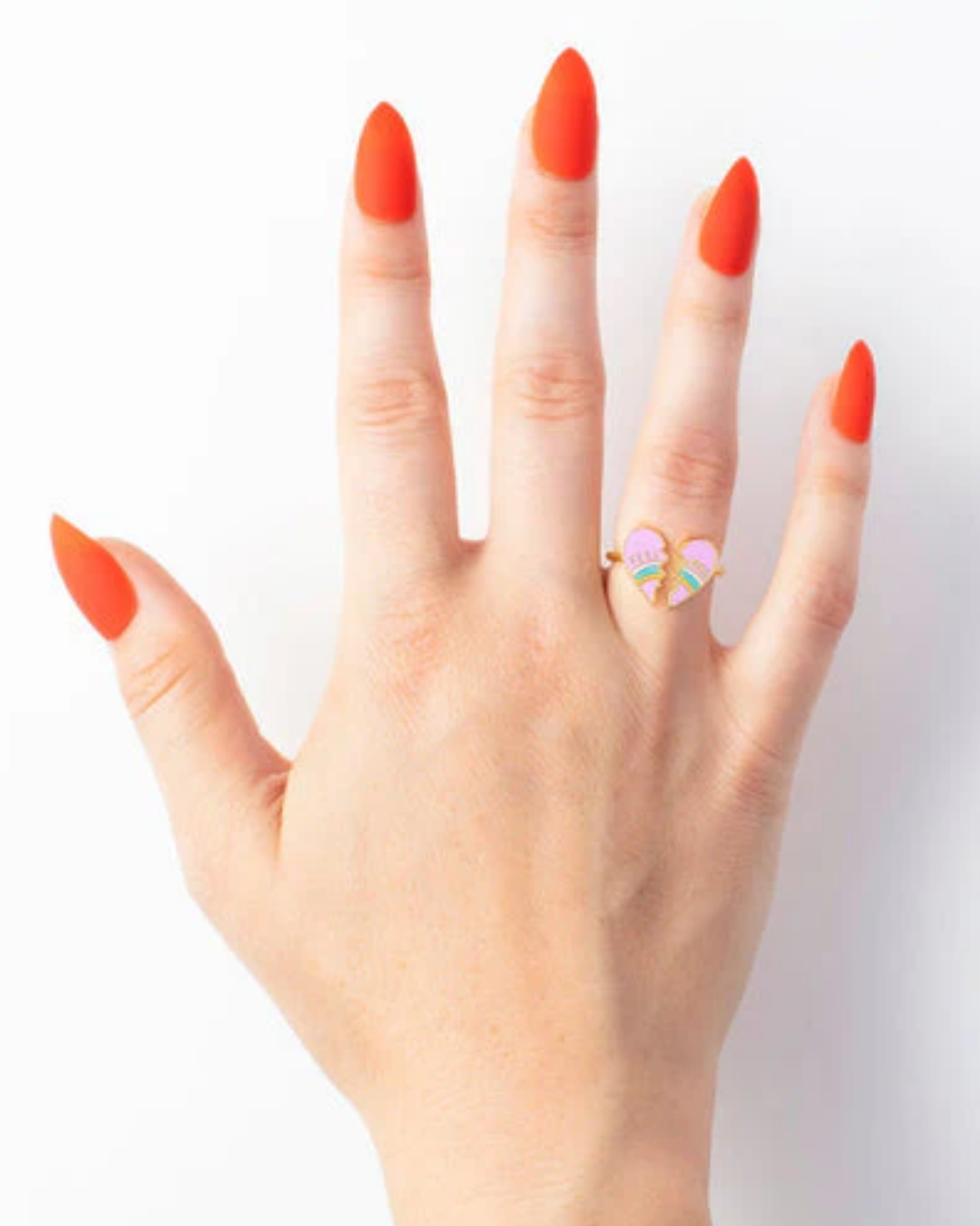 Adjustable Cloisonné Ring - Feelings