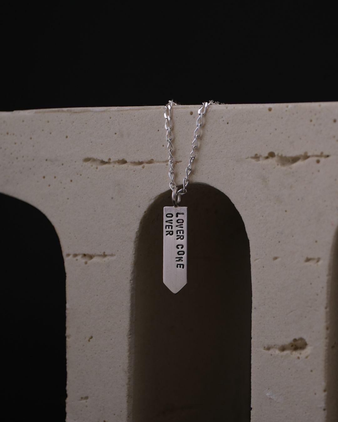 Silver Custom Pennant Necklace - Gonfalon [Made To Order]