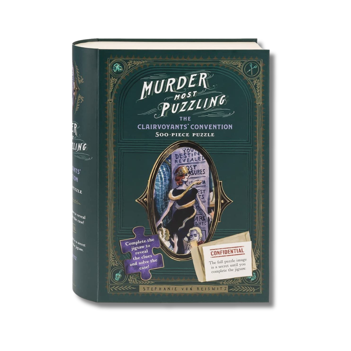 Murder Most Puzzling: The Clairvoyants' Convention 500-Piece Puzzle