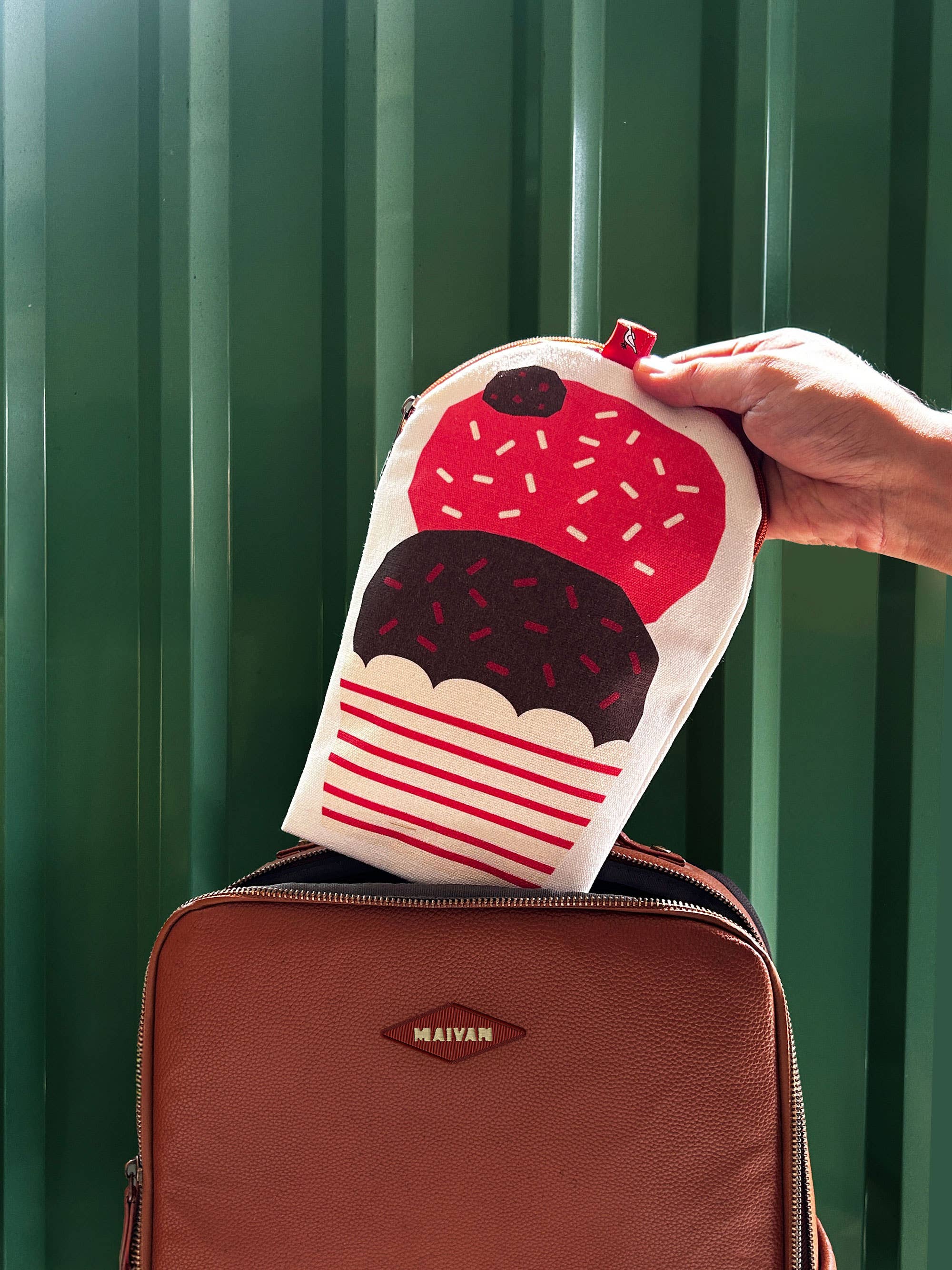 Canvas Pouch/Pencil Case - Ice Cream