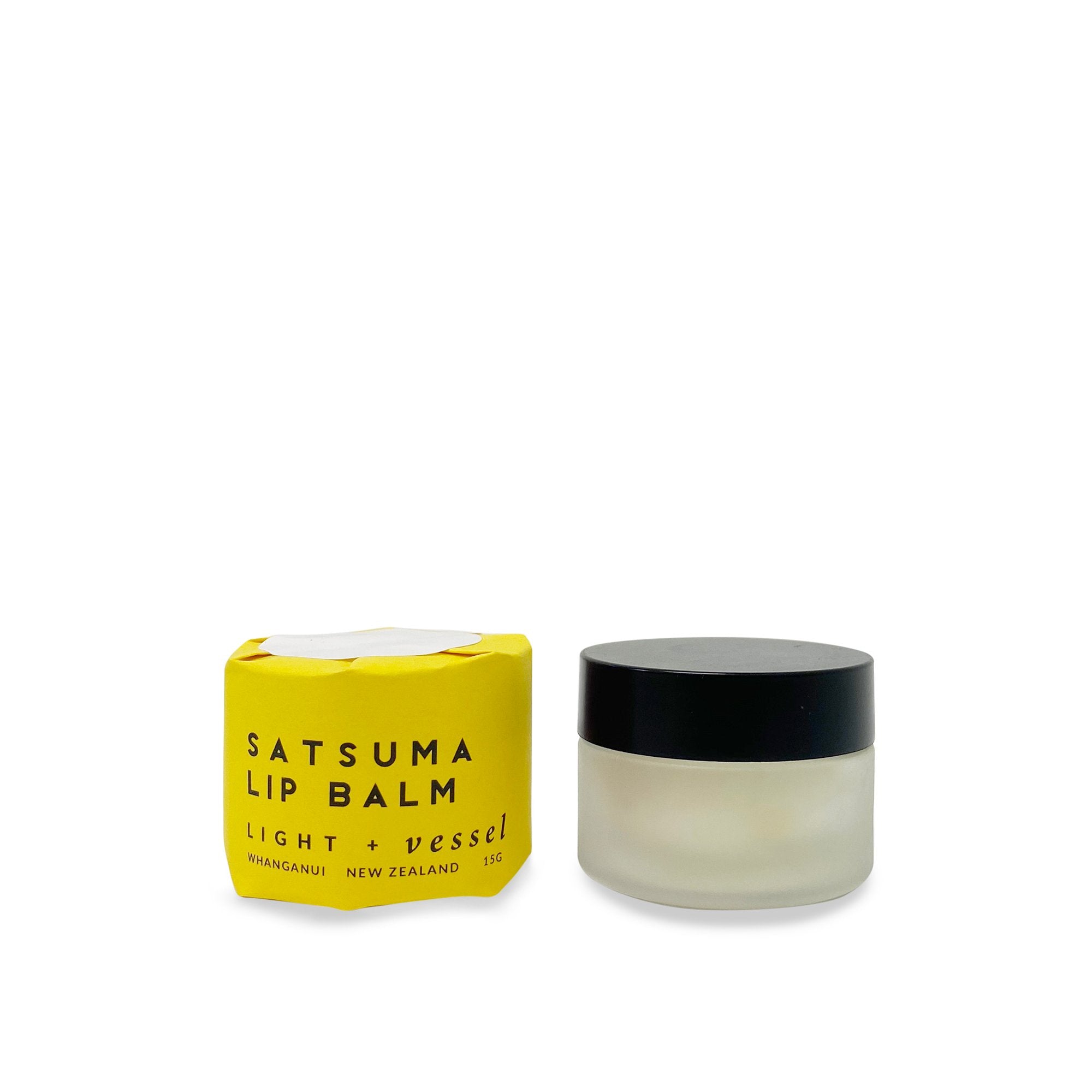 Lip Balm Glass Jar - Satsuma
