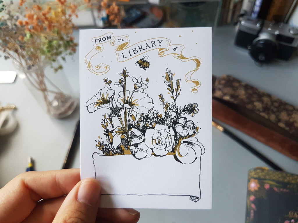 Bookplates 10 pack - English Garden