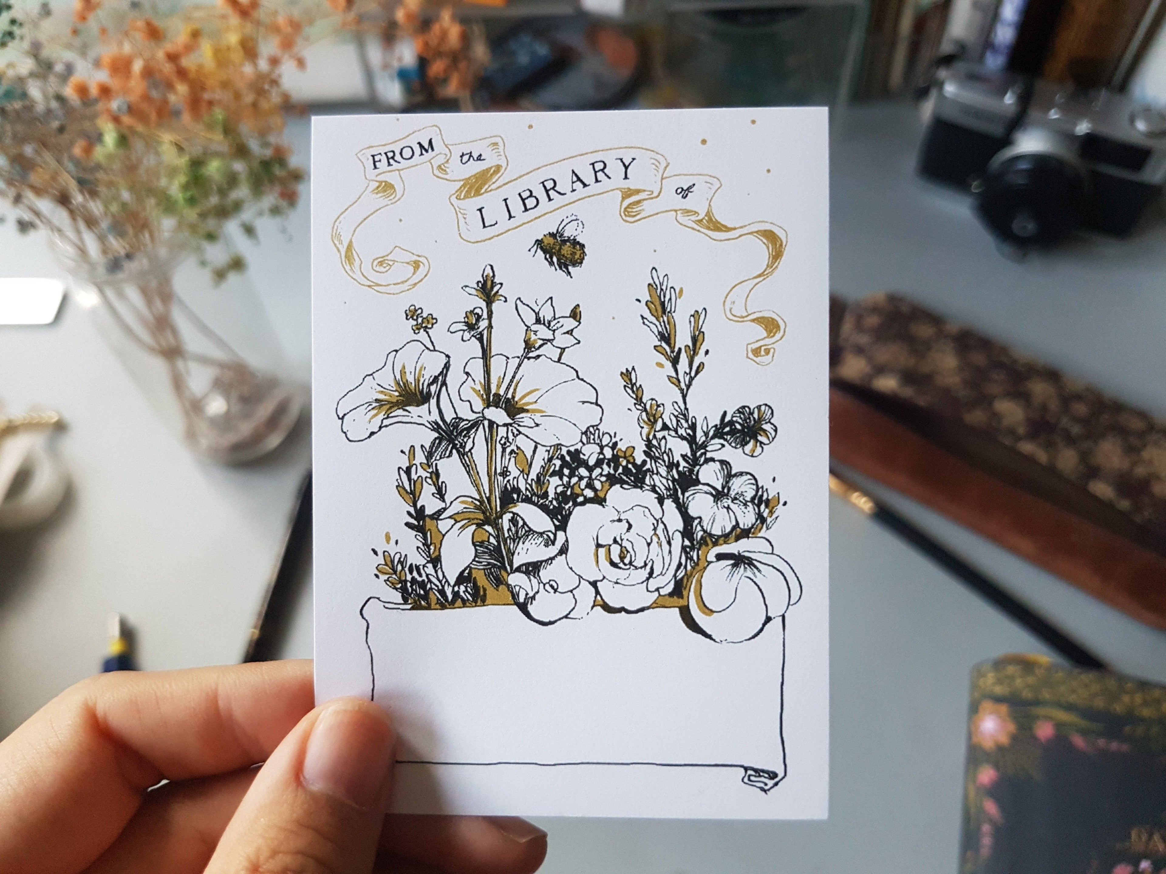 Bookplates 10 pack - English Garden