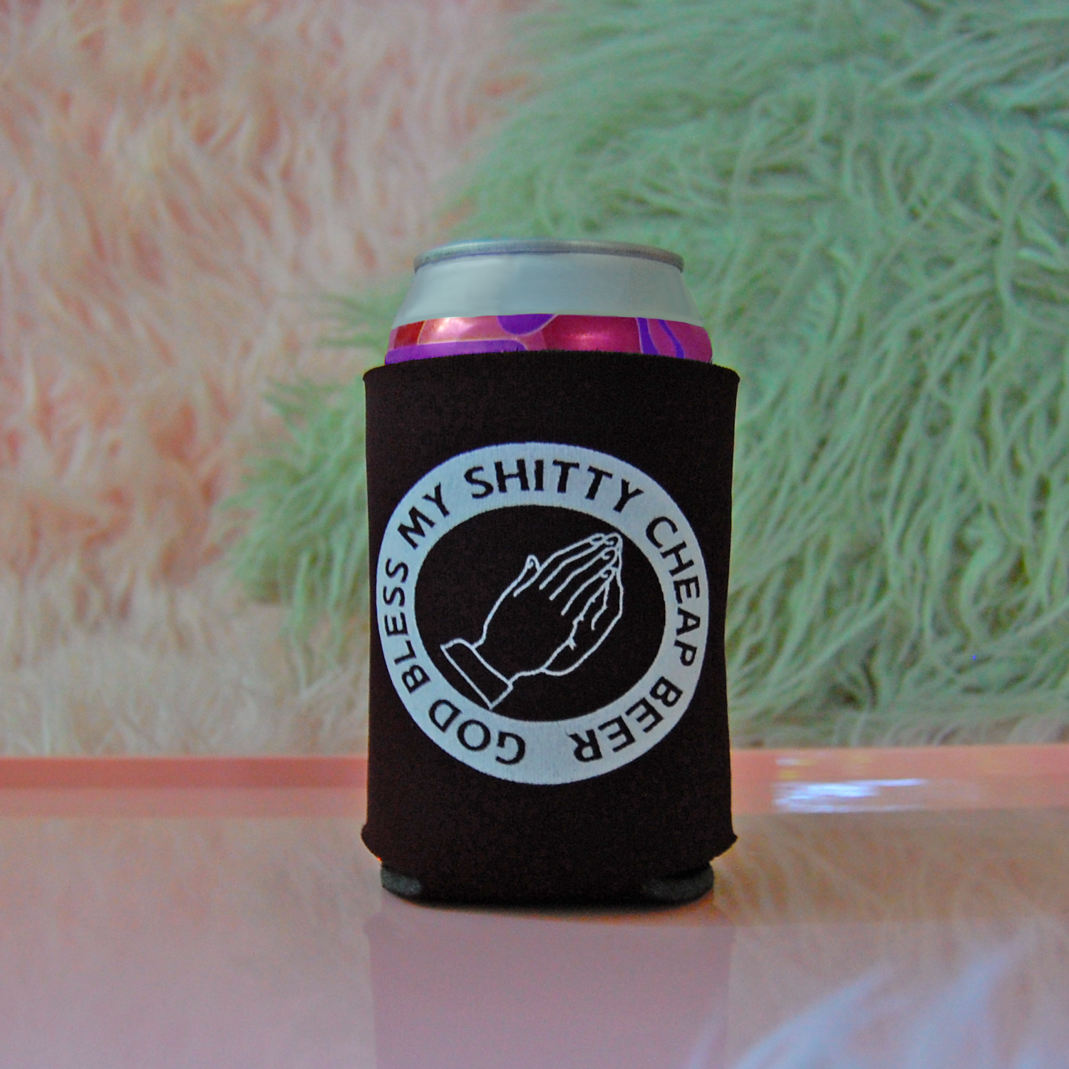 Beer/Drink Can Koozie - God Bless
