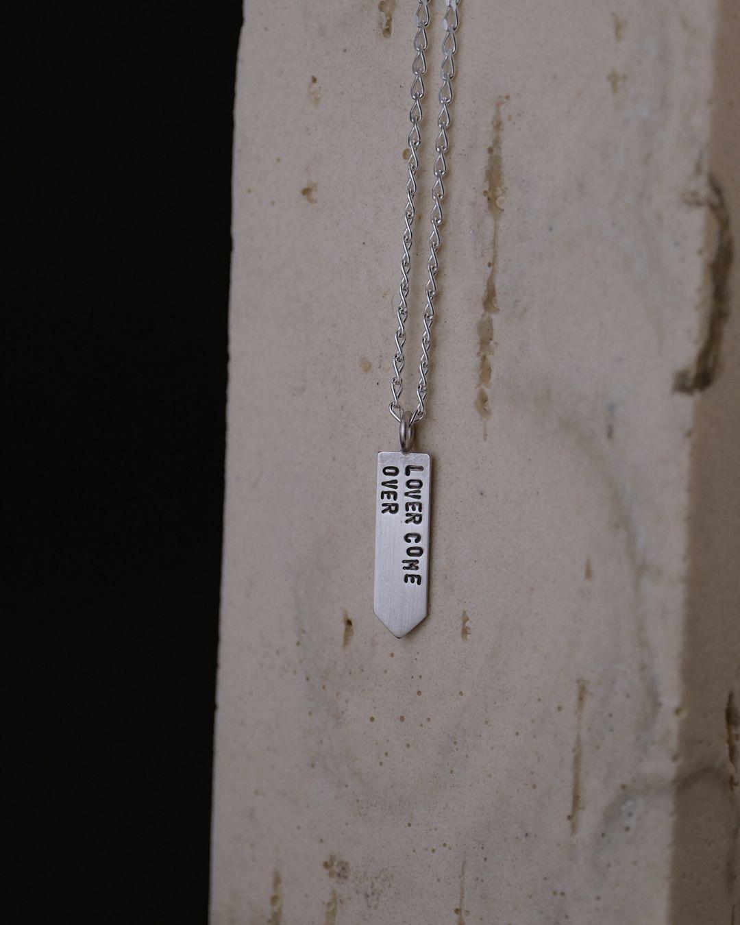 Silver Custom Pennant Necklace - Gonfalon [Made To Order]