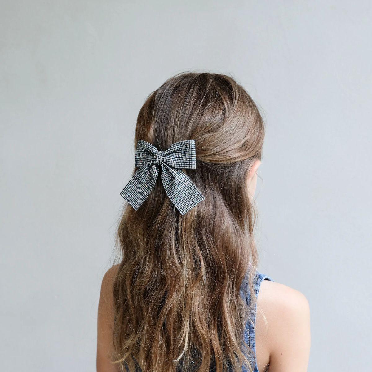 Large Hair Clip - Disco Bow