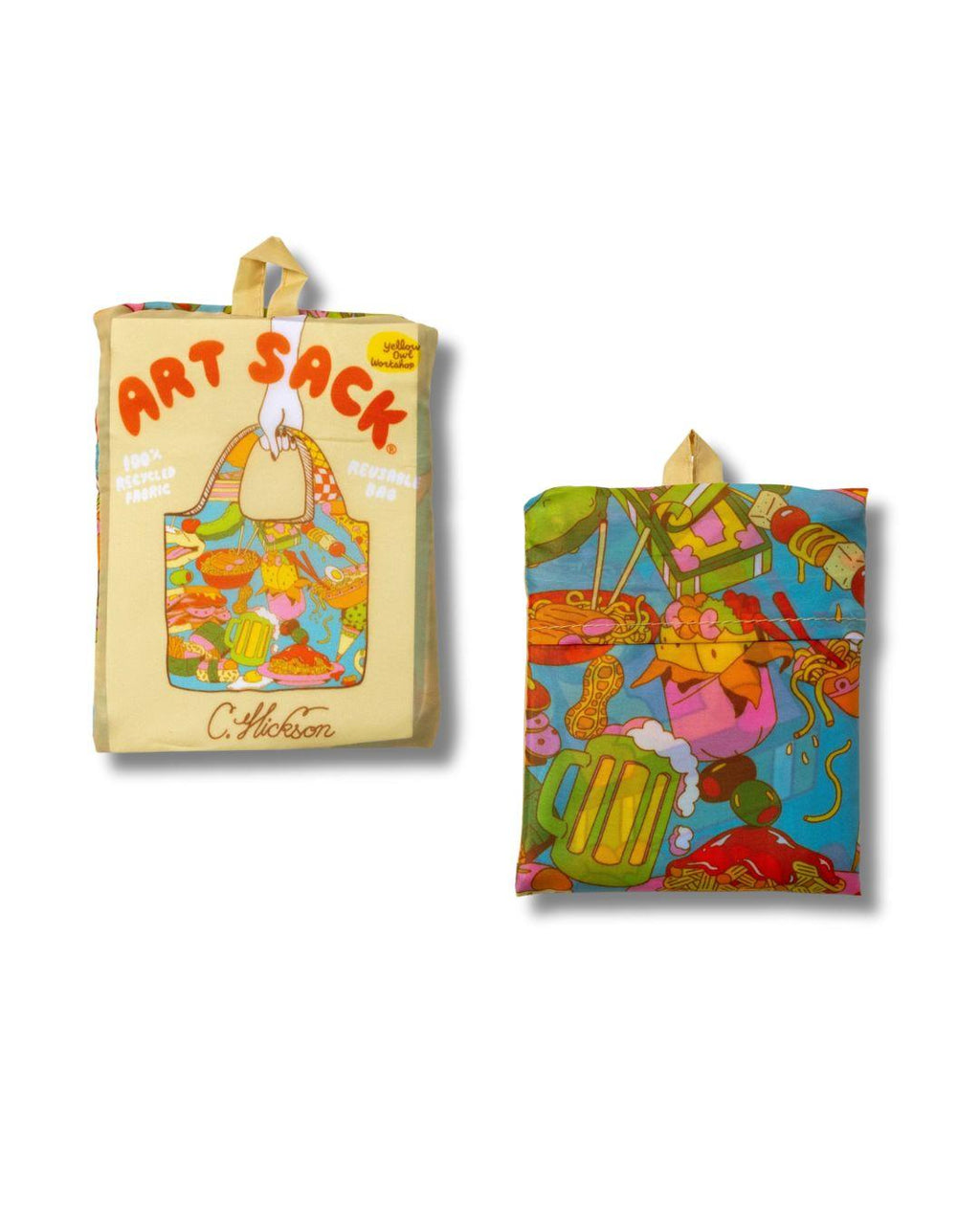 Art Sack Recycled Shopping Bag - Gourmand - Clay Hickson