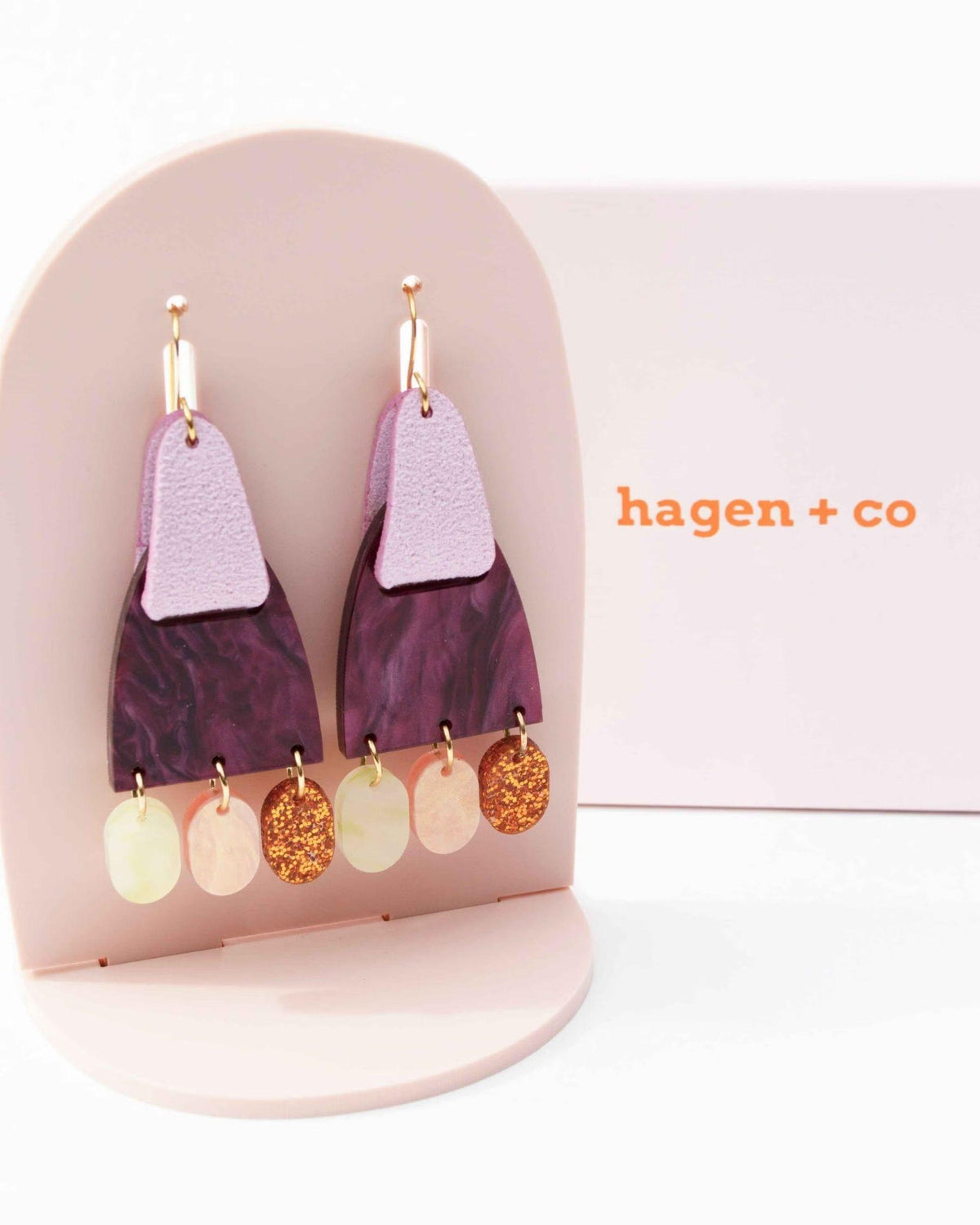 Salsa Earrings - Merlot