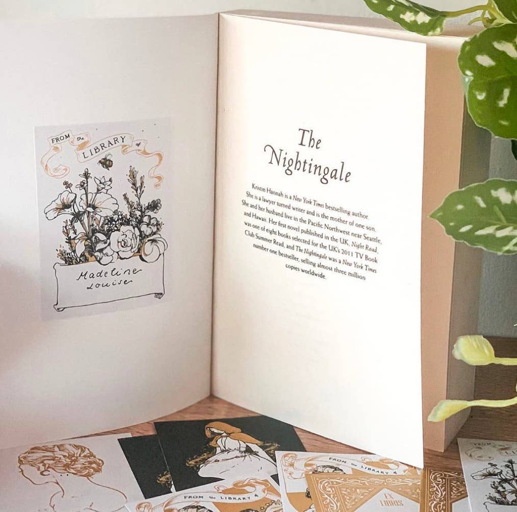 Bookplates 10 pack - English Garden