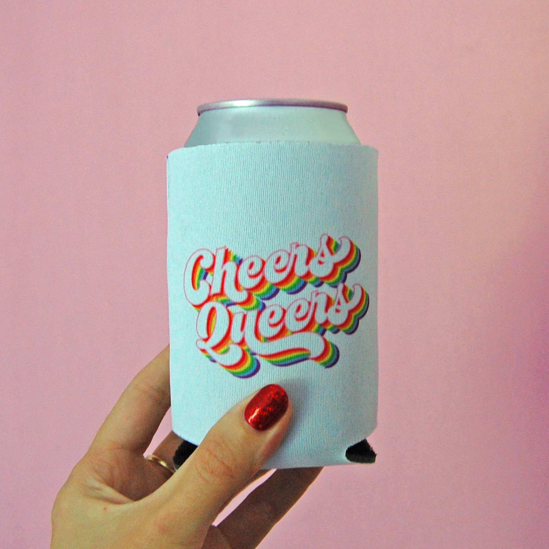 Beer/Drink Can Koozie - Cheers Queers