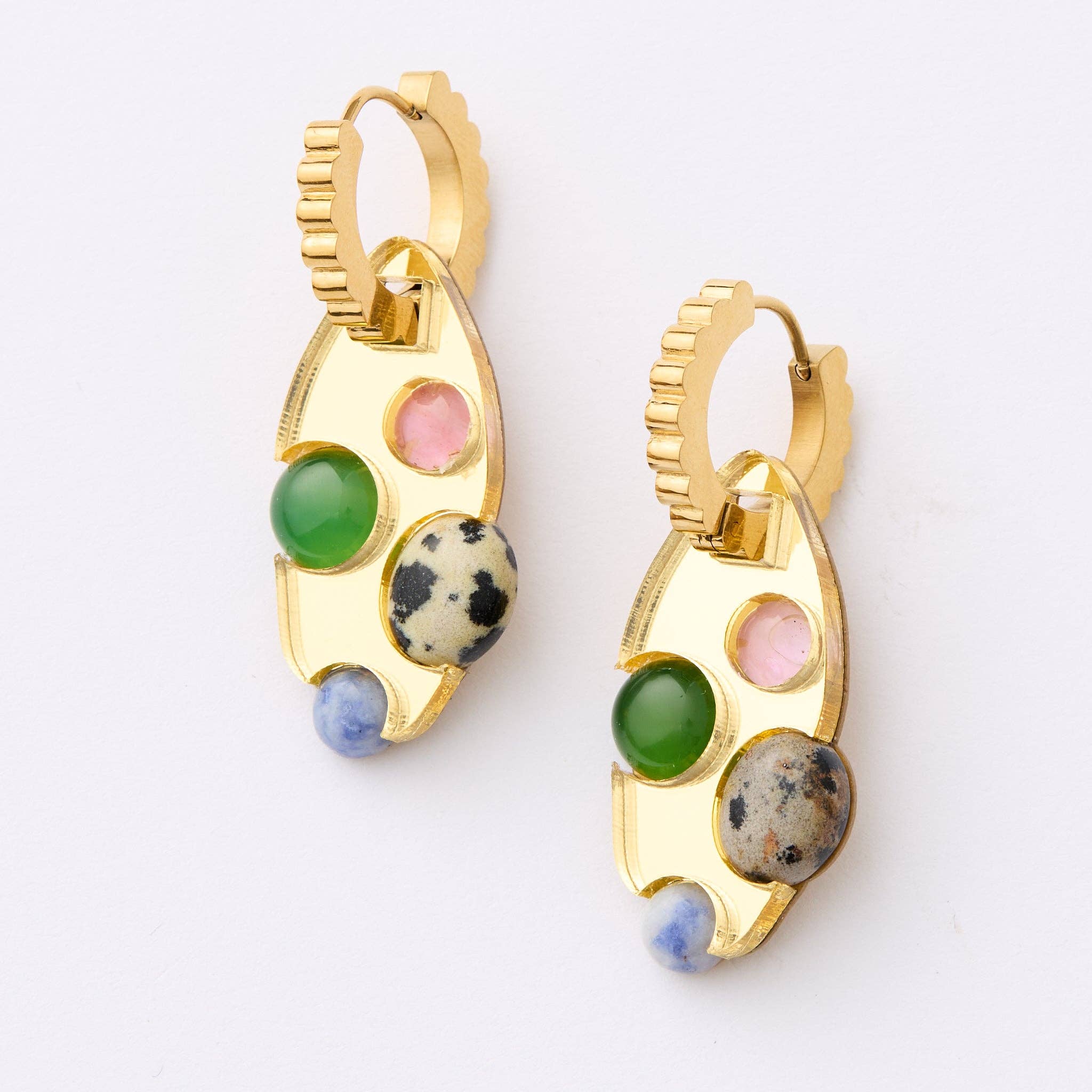 Athena Hoop Earrings - Gold