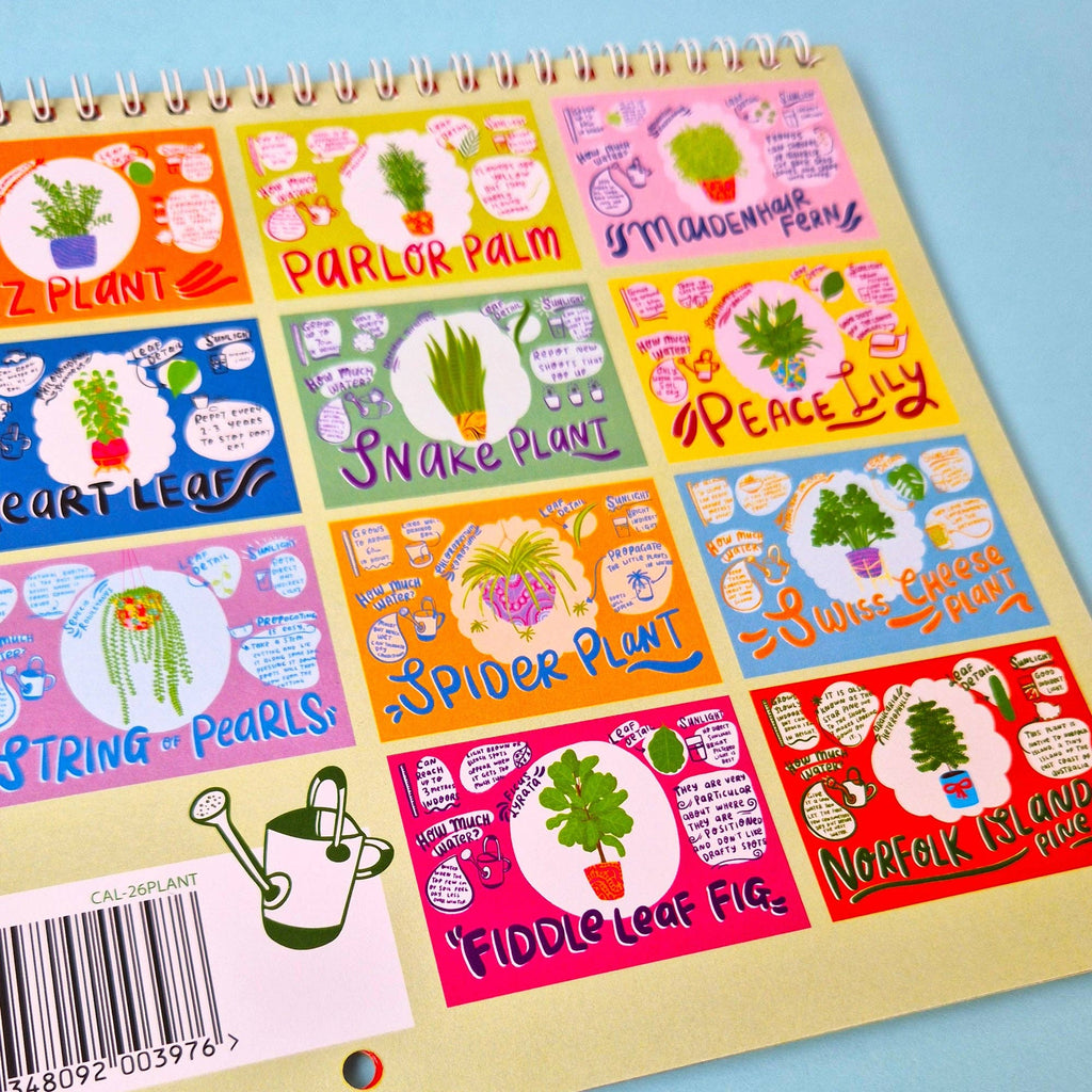 2026 Wall Calendar - House Plant