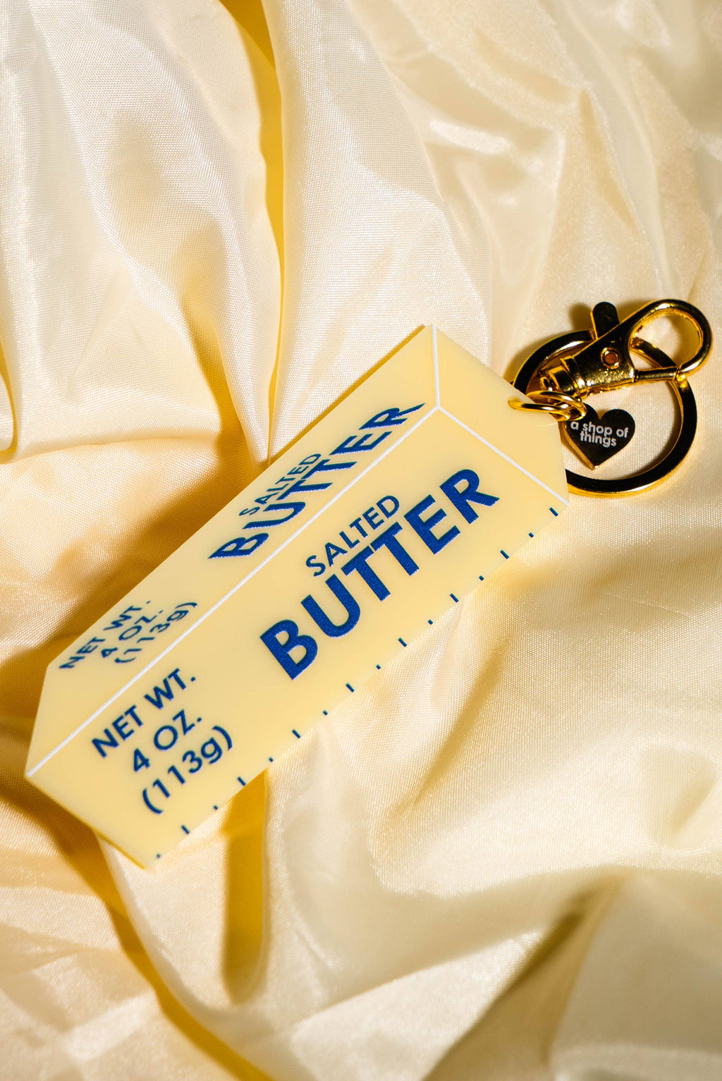Keyring / Bag Charm - Butter