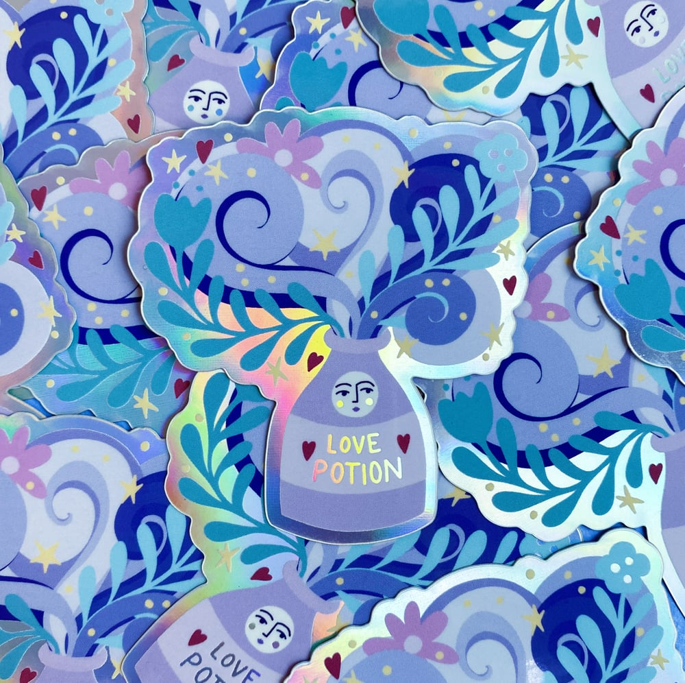 Holographic Sticker - Love Potion