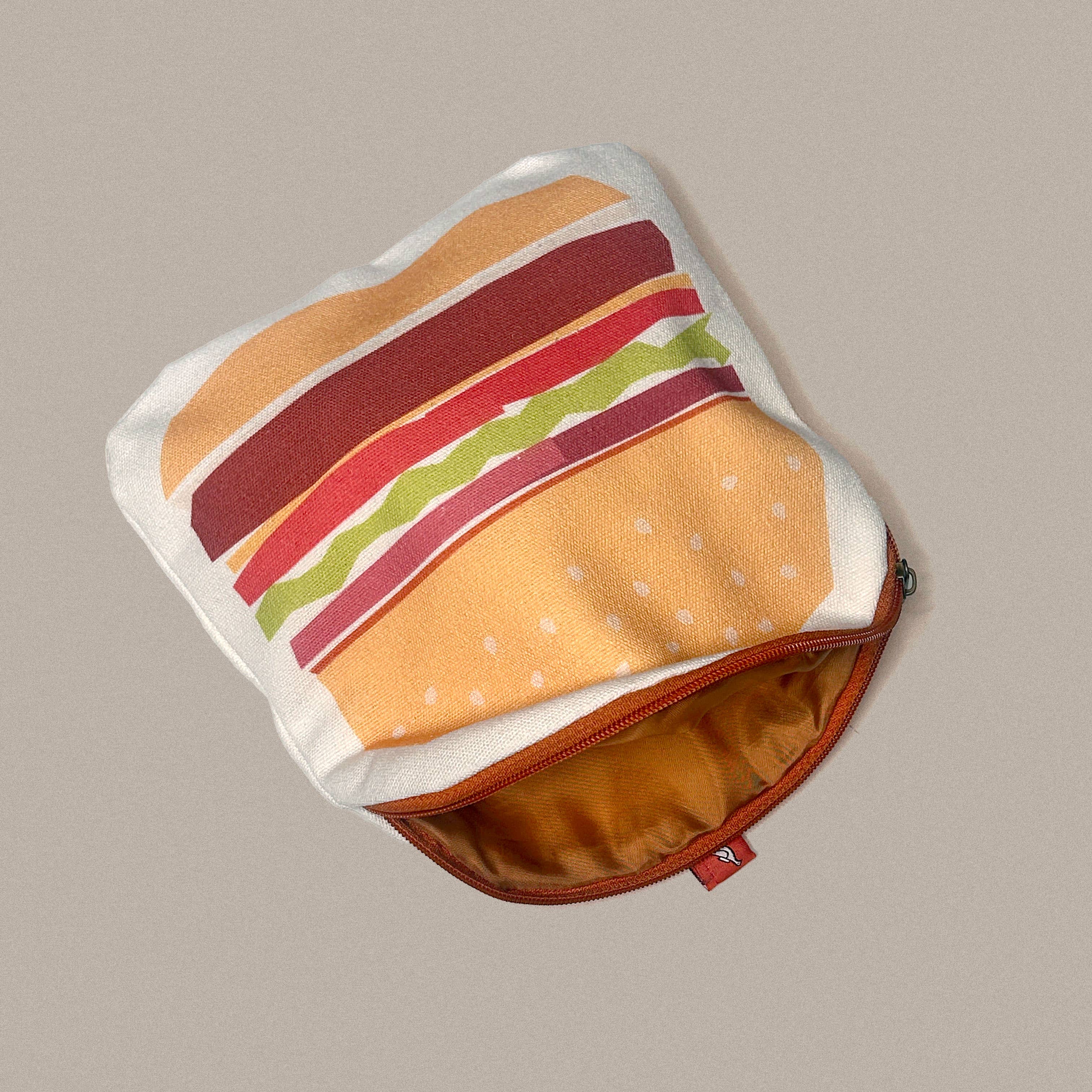 Canvas Pouch/Pencil Case - Hamburger