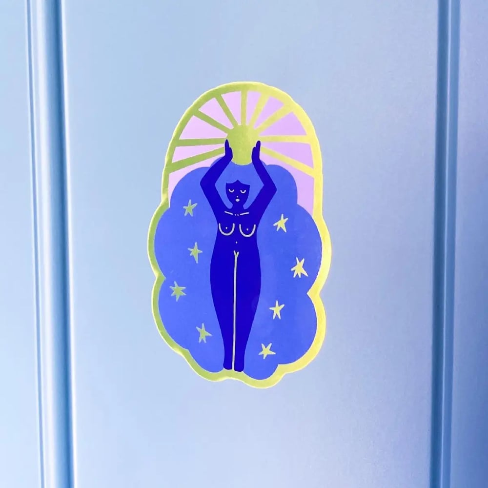 Metallic Sticker - Sun Goddess