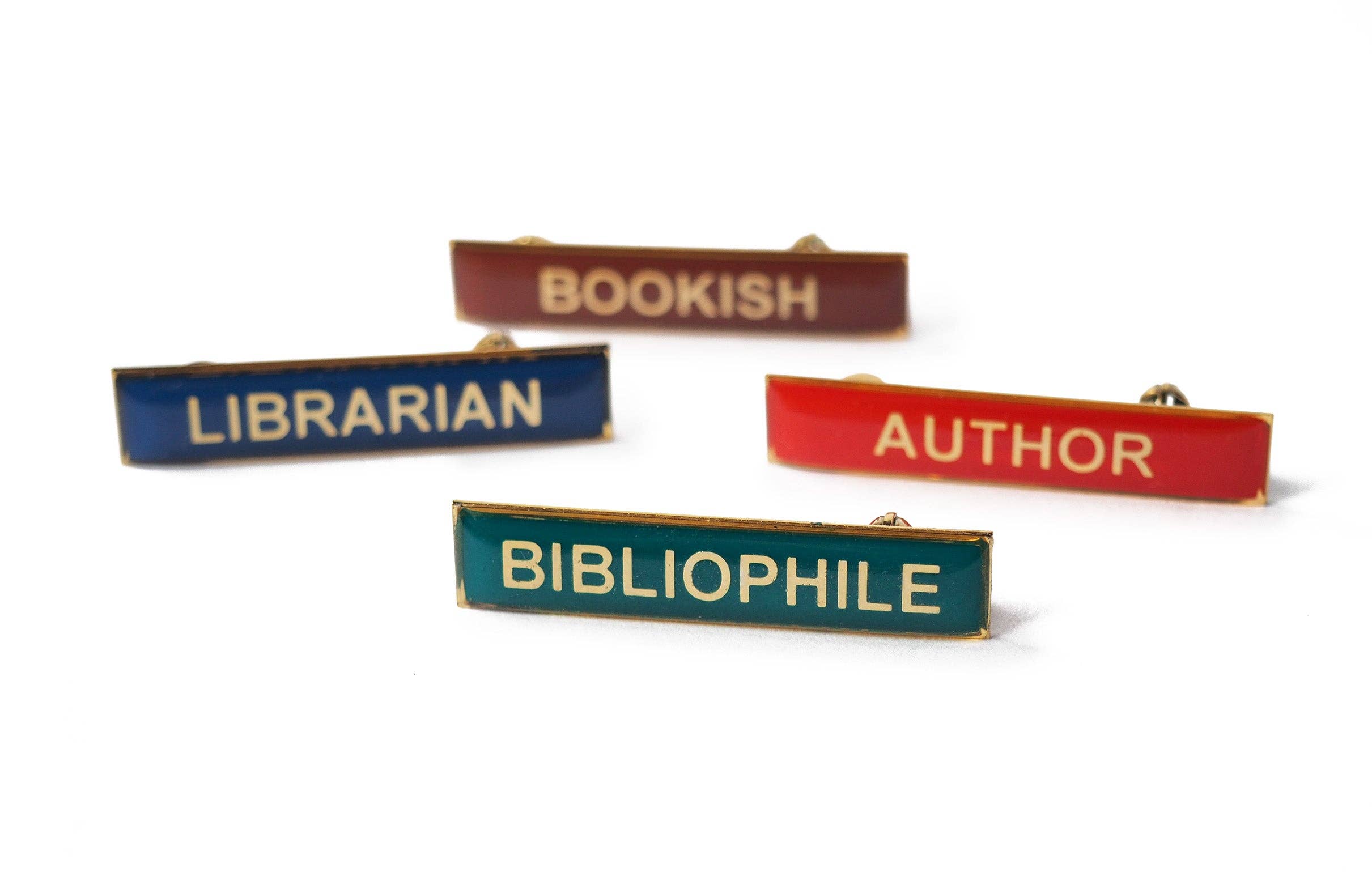 Enamel Title Pin Badge - Bookstagrammer