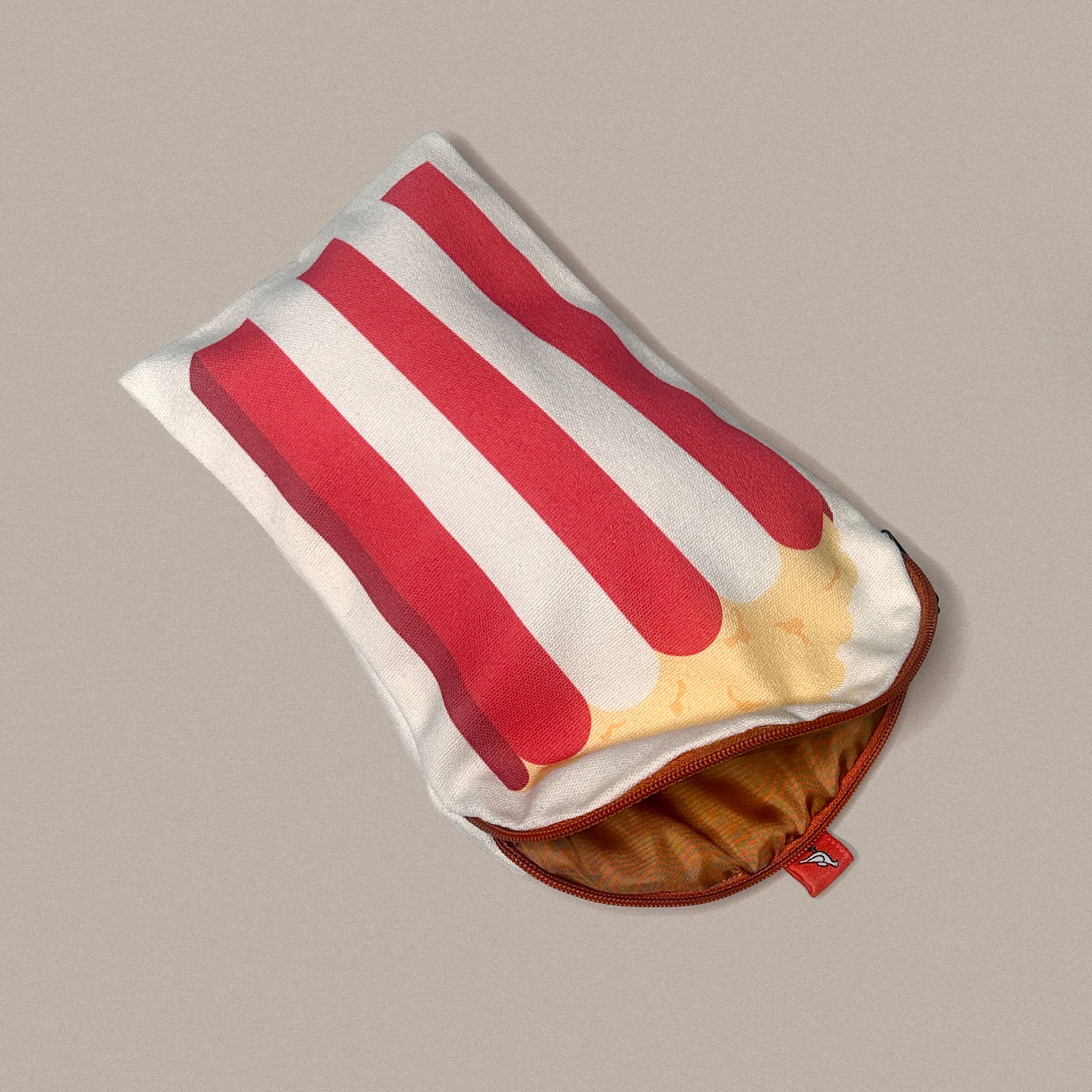 Canvas Pouch/Pencil Case - Popcorn