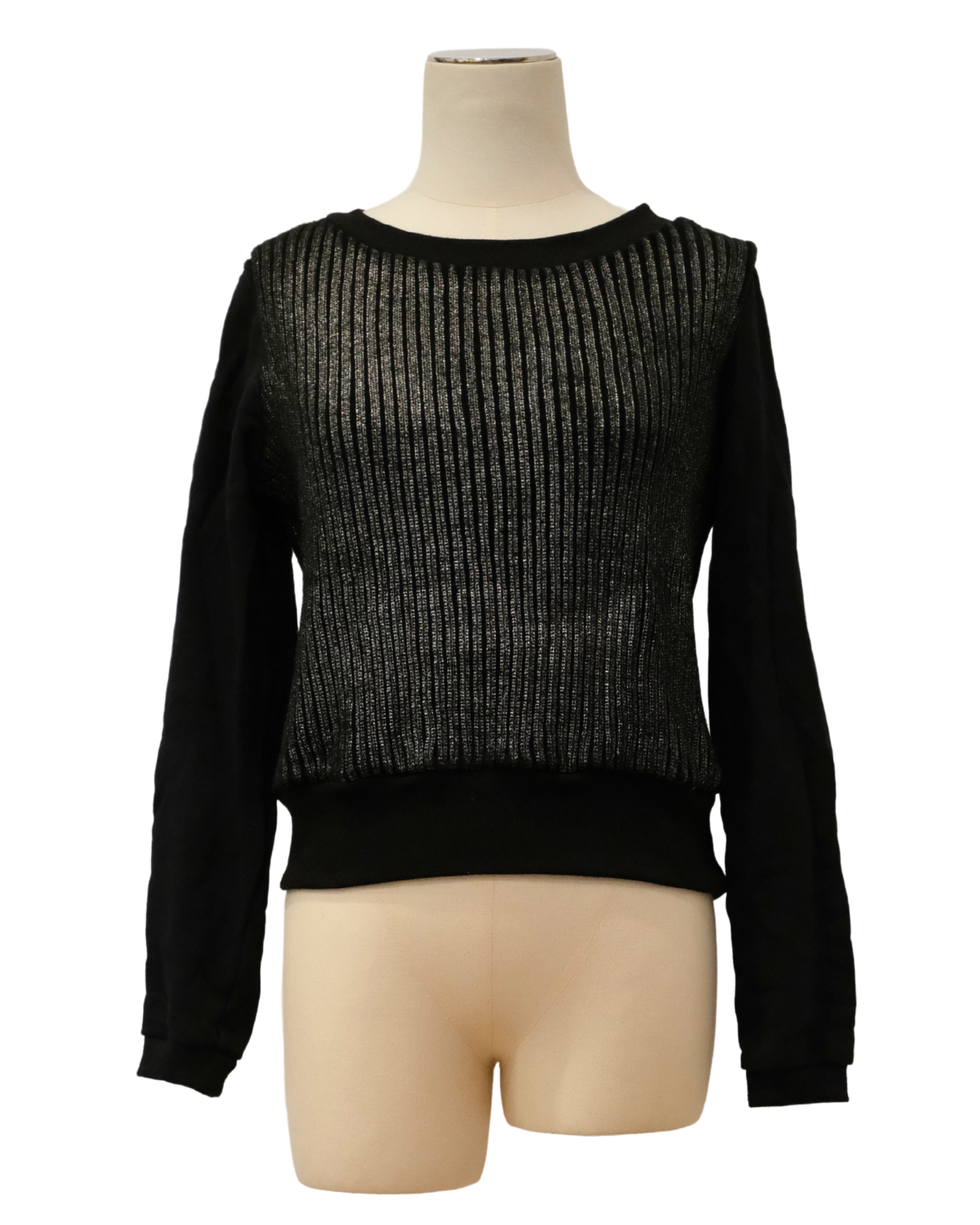 PRE-LOVED / Arielle Mermin - Knit Sweater Silver - Sz 10