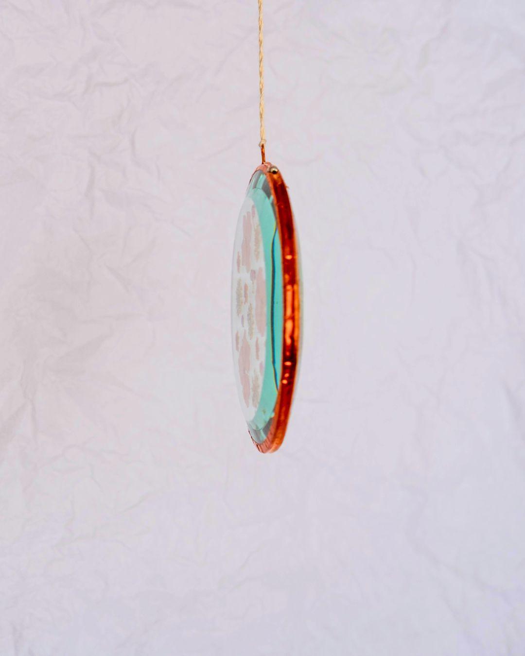 Circle Flower Suncatcher - Med Sprinkle - Hydrangea, Blossom Mix