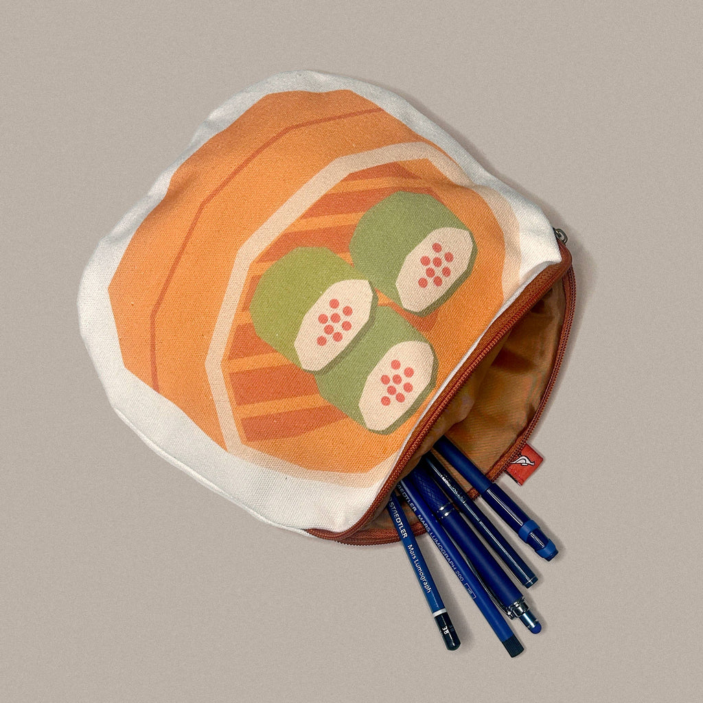 Canvas Pouch/Pencil Case - Dim Sum