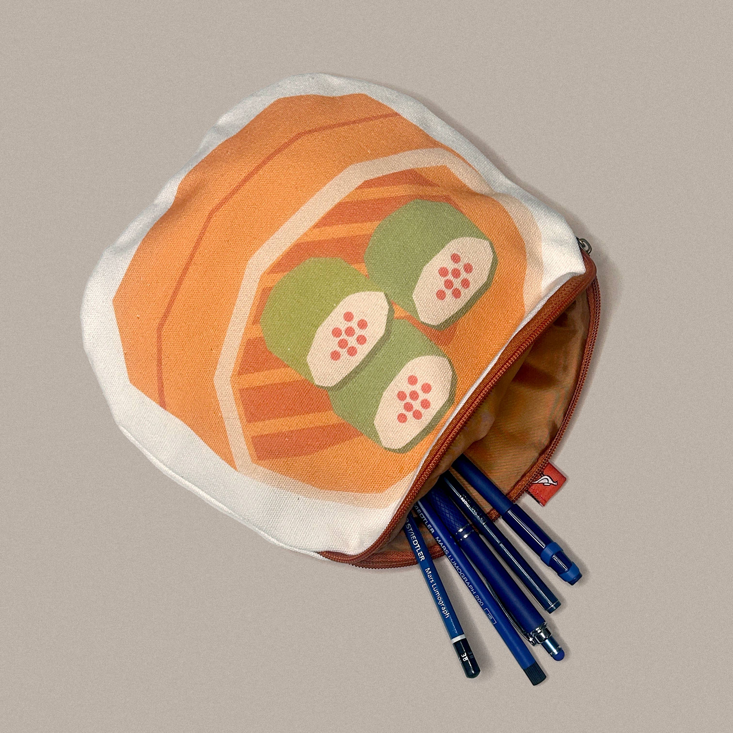 Canvas Pouch/Pencil Case - Dim Sum