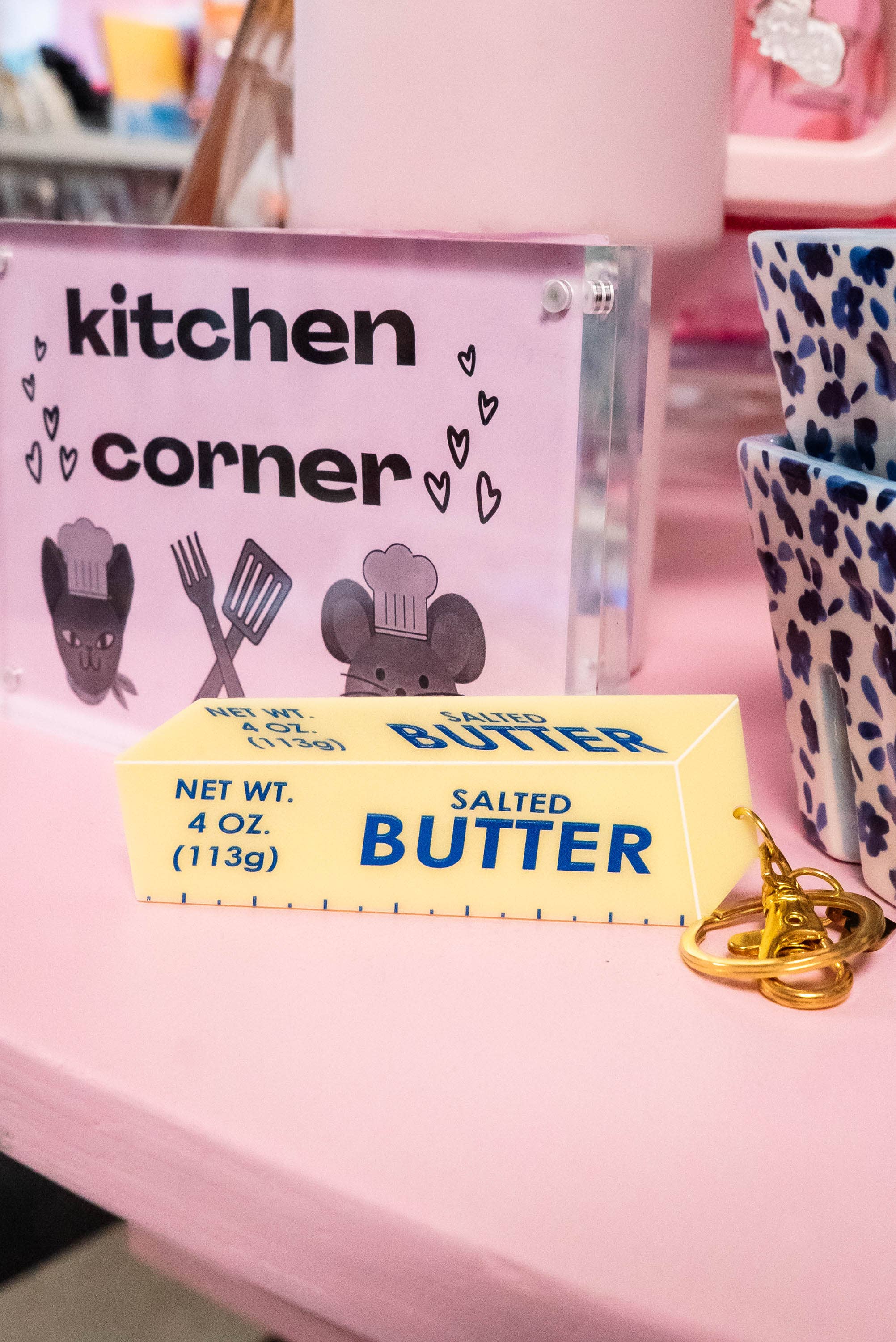 Keyring / Bag Charm - Butter