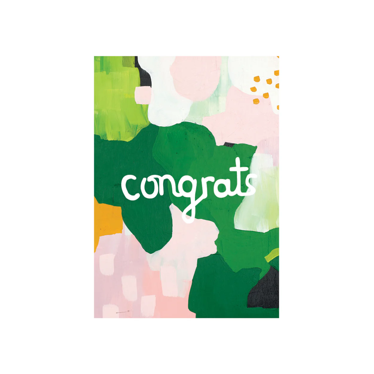 Congrats Green Alice Berry X Iko Iko Card