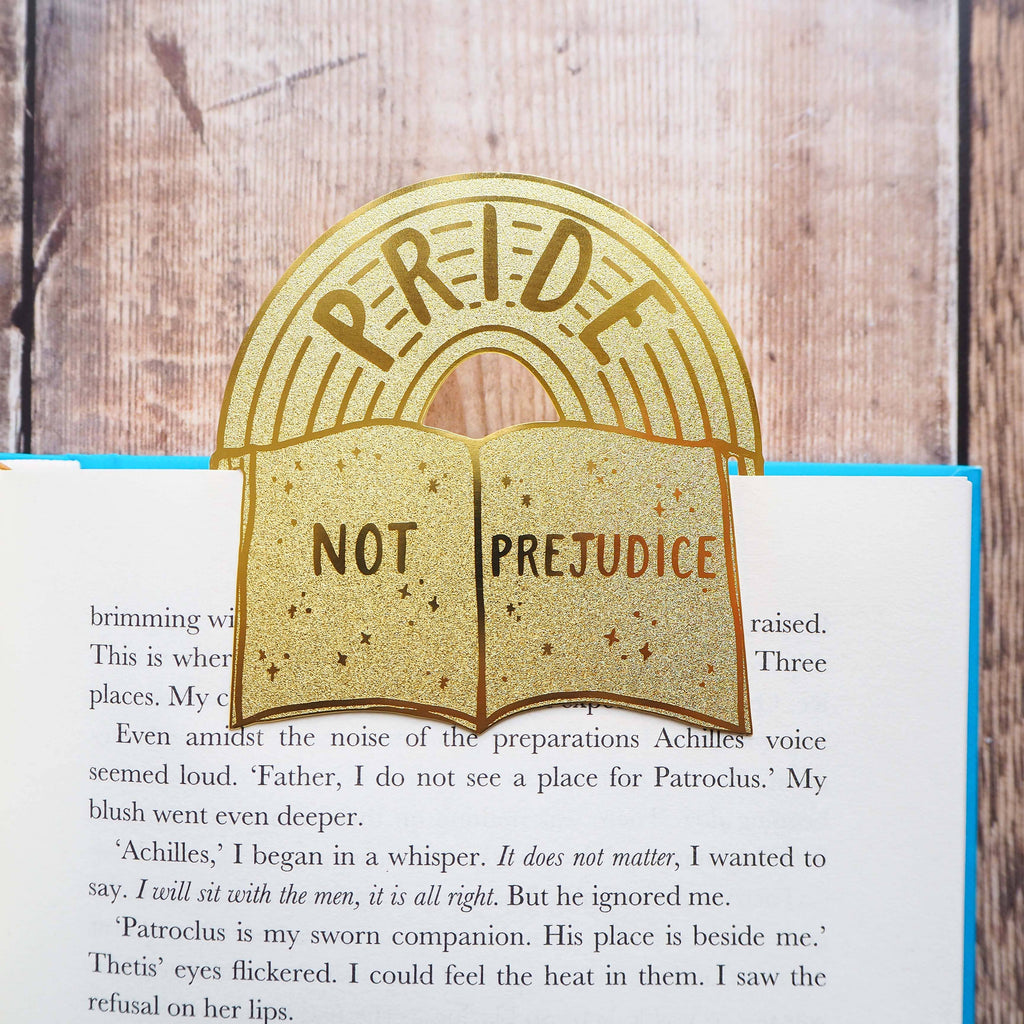 Brass Bookmark - Pride NOT Prejudice