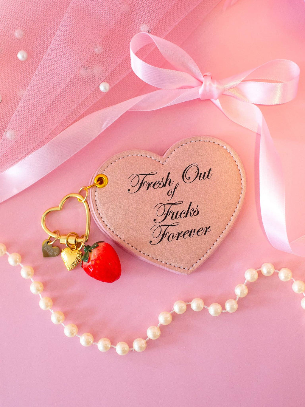 Keyring / Bag Charm - Fresh Out Of F*cks Mirror