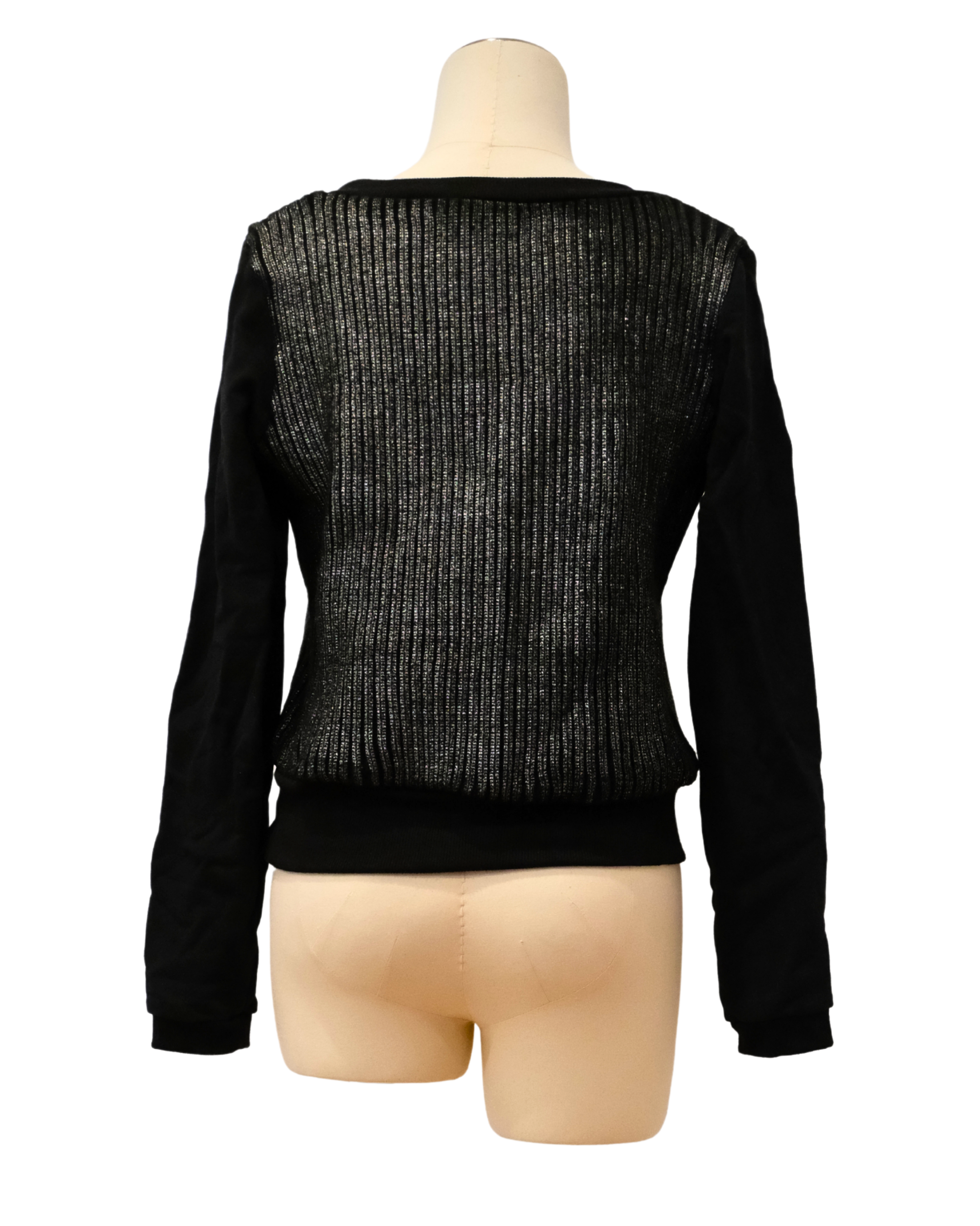PRE-LOVED / Arielle Mermin - Knit Sweater Silver - Sz 10
