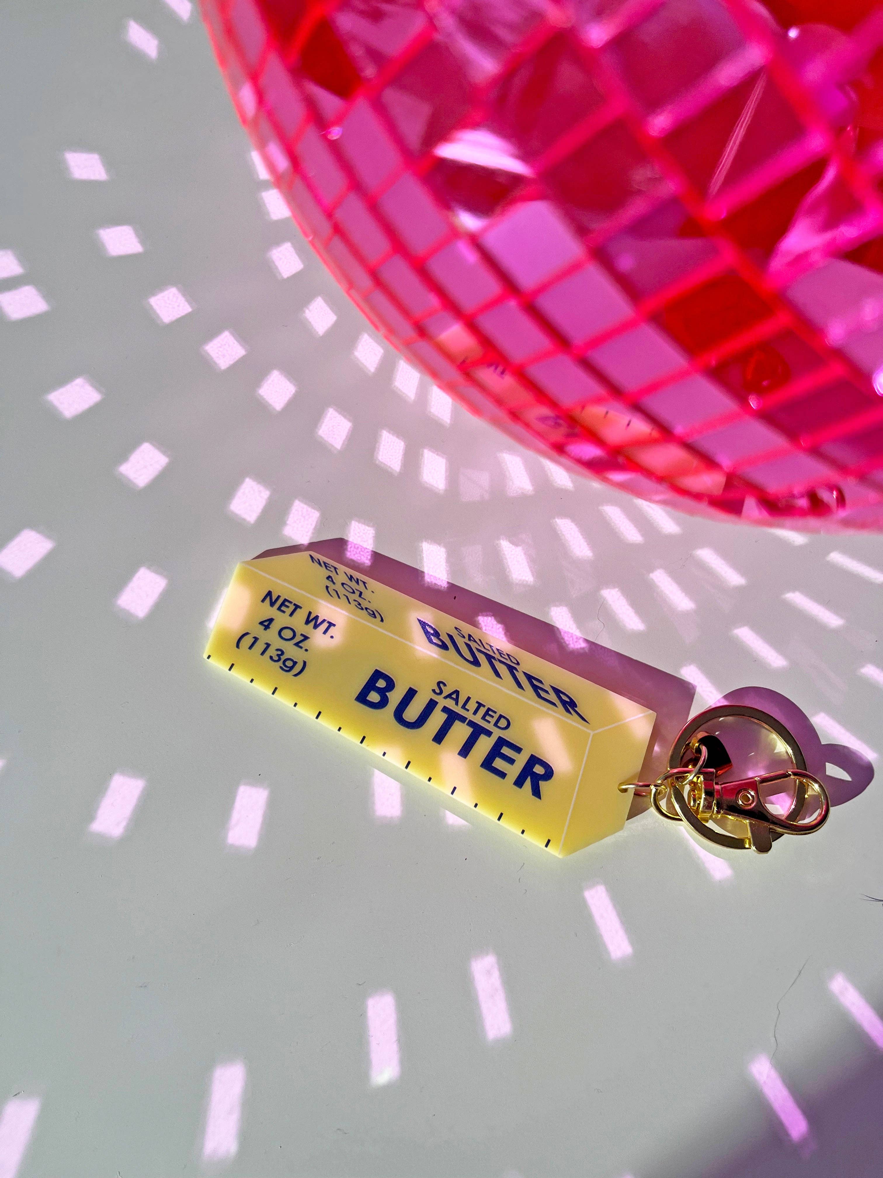 Keyring / Bag Charm - Butter