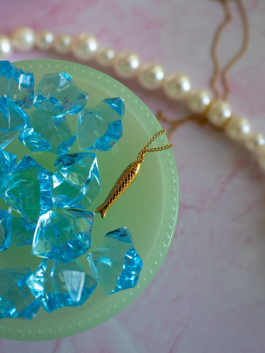 Fish Necklace - Gold