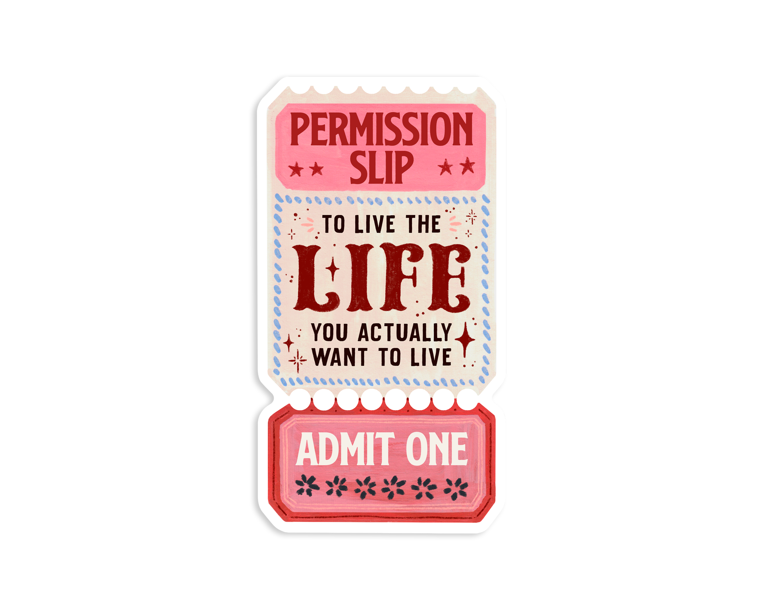 Vinyl Sticker - Permission Slip