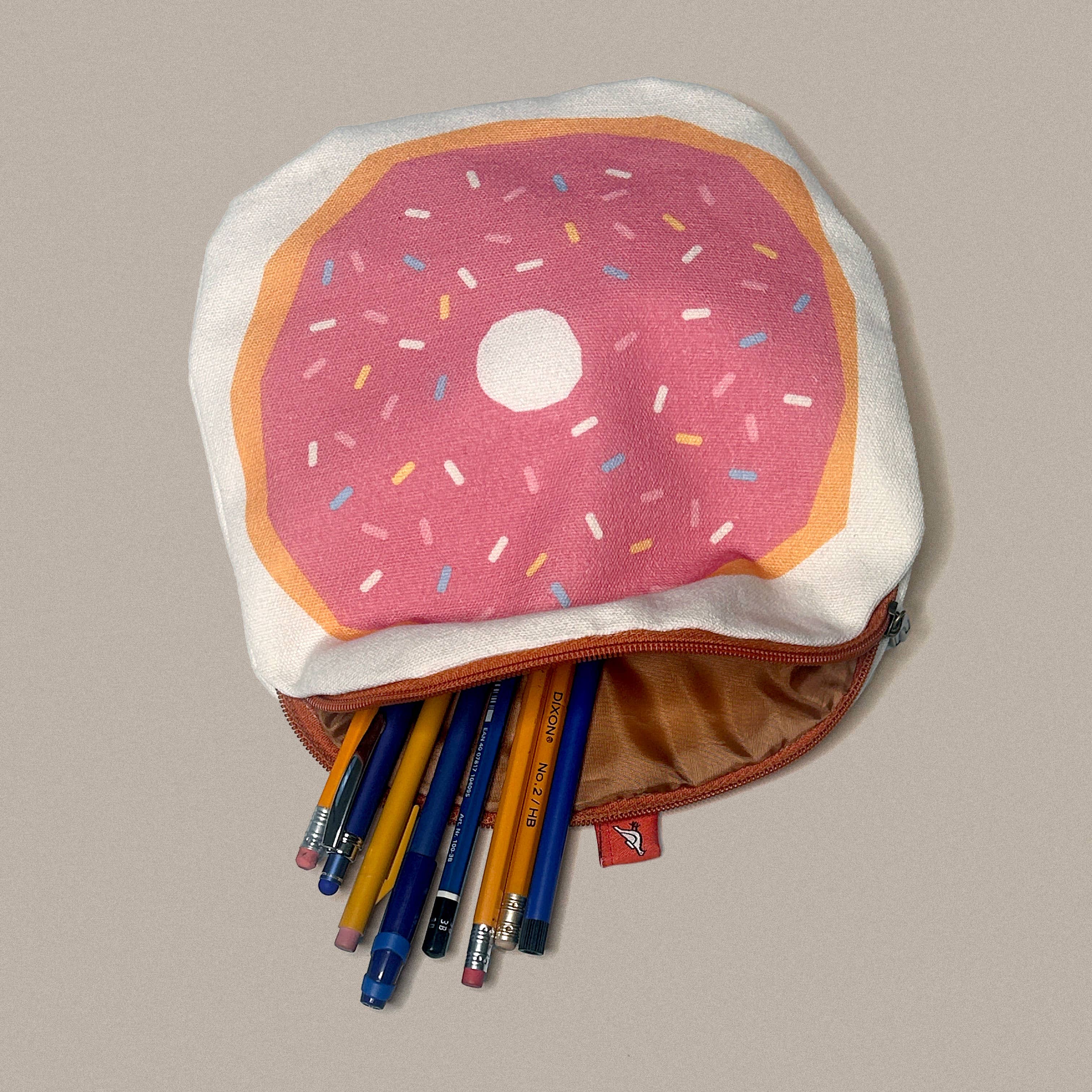 Canvas Pouch/Pencil Case - Donut