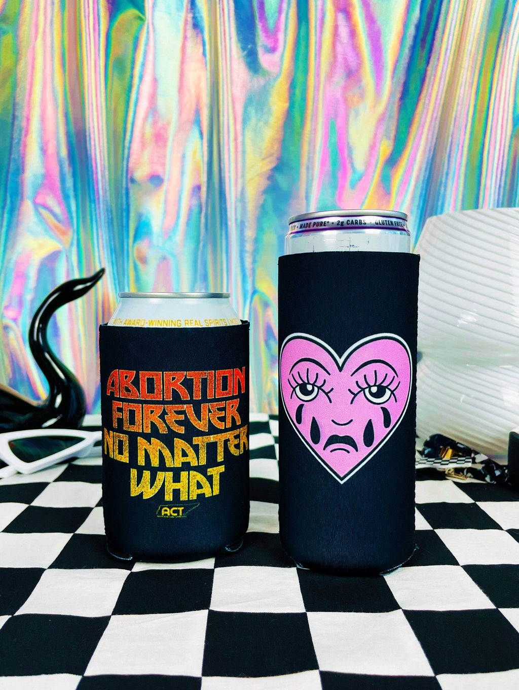 Beer/Drink Can Koozie - Abortion Forever