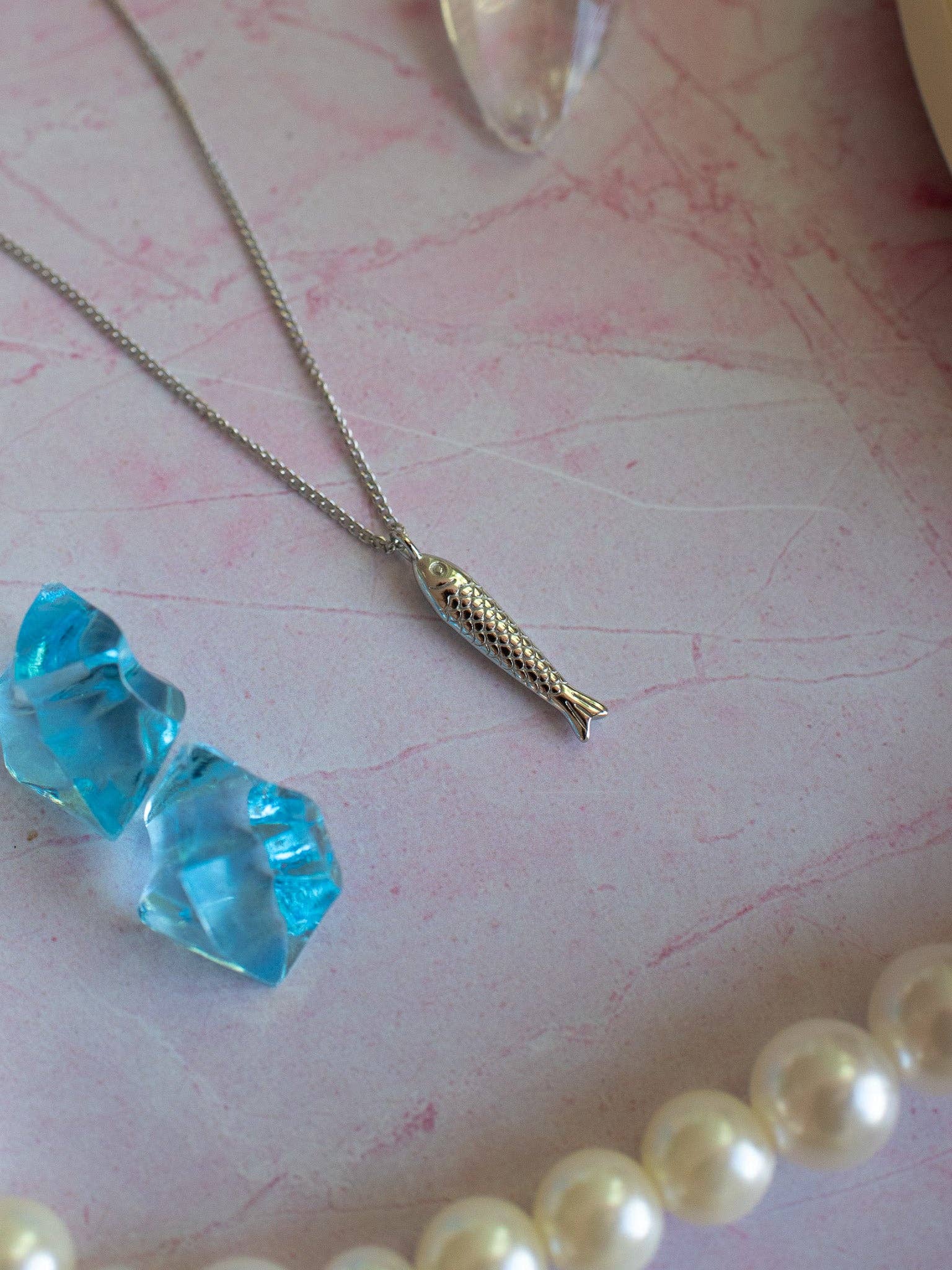 Fish Necklace - Silver