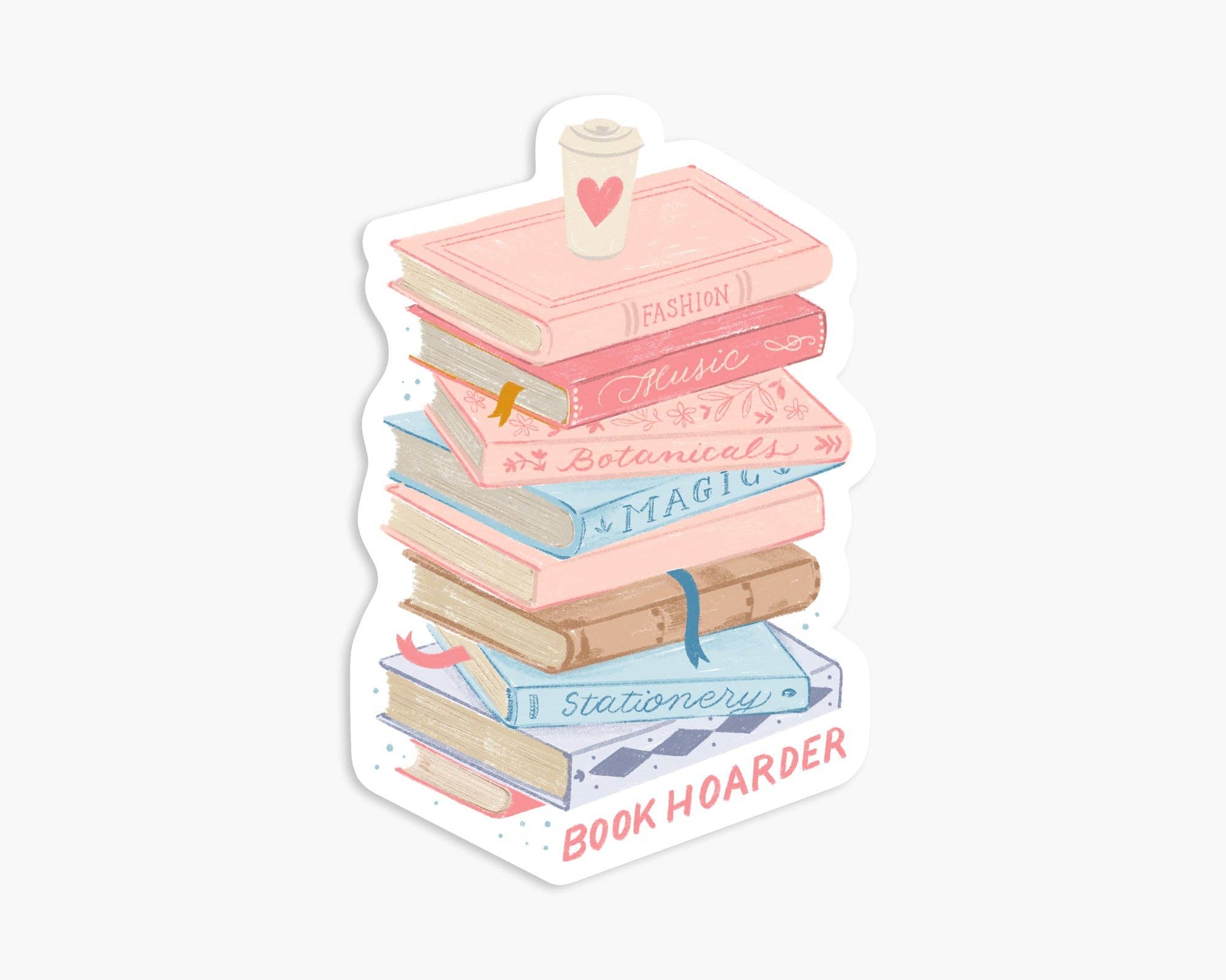 Vinyl Sticker - Book Hoarder