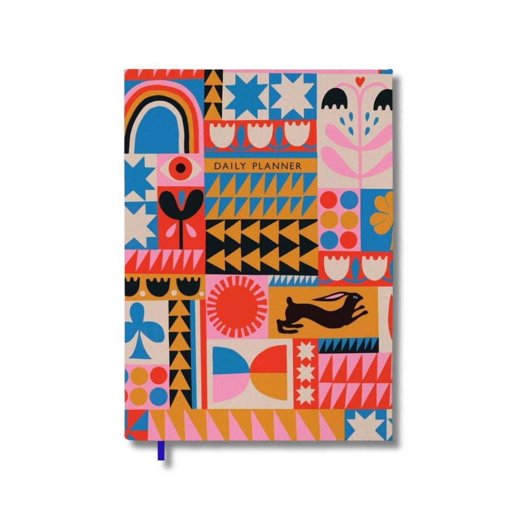 A5 Soft Cloth Cover Daily Undated Planner - Lisa Congdon