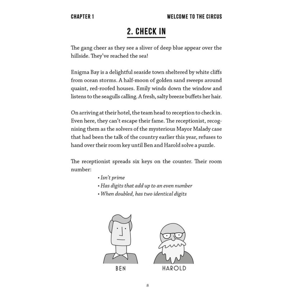 Back The Cosy Mystery Puzzle Book - Death Comes To Enigma Bay