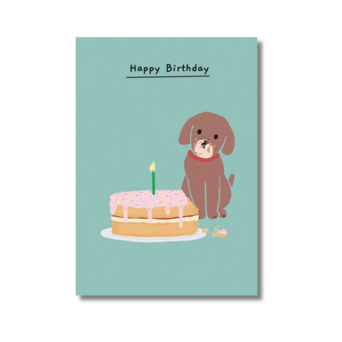 Birthday Card - Pat The Pooch