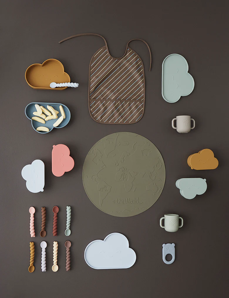 Chloe Cloud Tableware Set - Tourmaline & Mint
