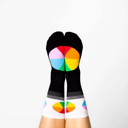 Large Cotton Crew Socks - Colourwheel